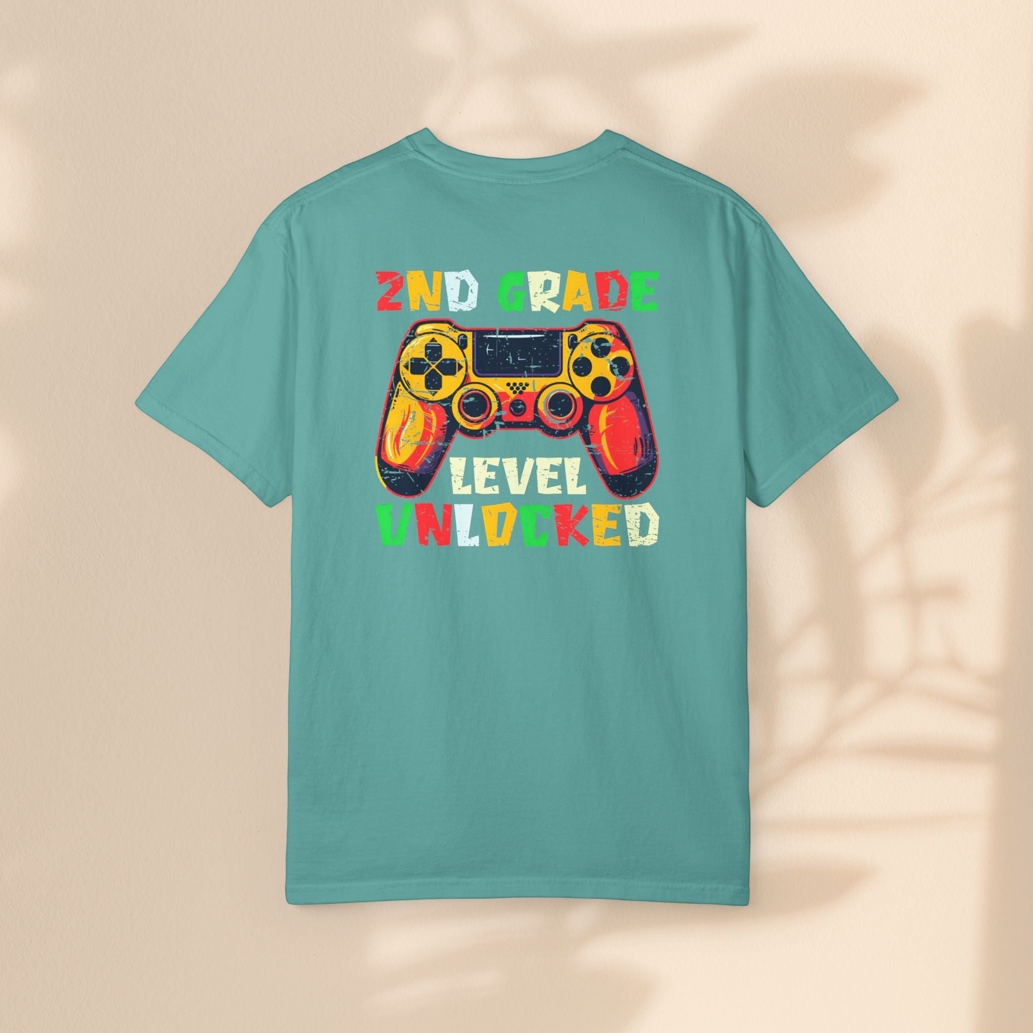 2nd Grade Gamer Kids T-Shirt – Level Unlocked Back to School Tee
