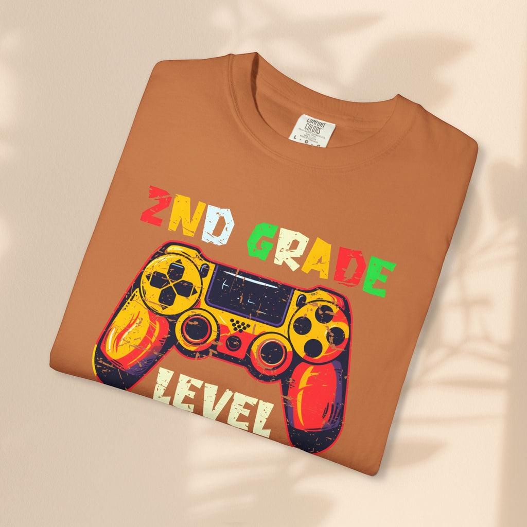 2nd Grade Gamer Kids T-Shirt – Level Unlocked Back to School Tee