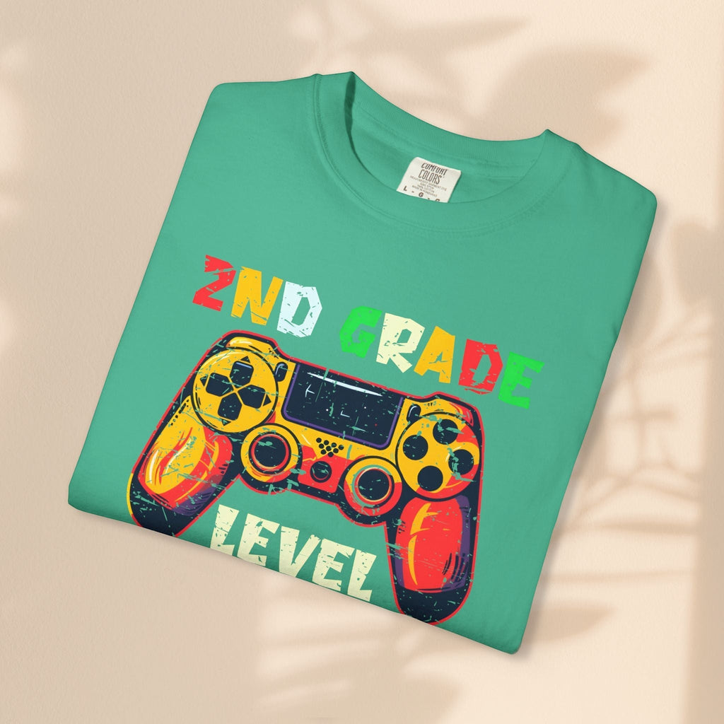 2nd Grade Gamer Kids T-Shirt – Level Unlocked Back to School Tee