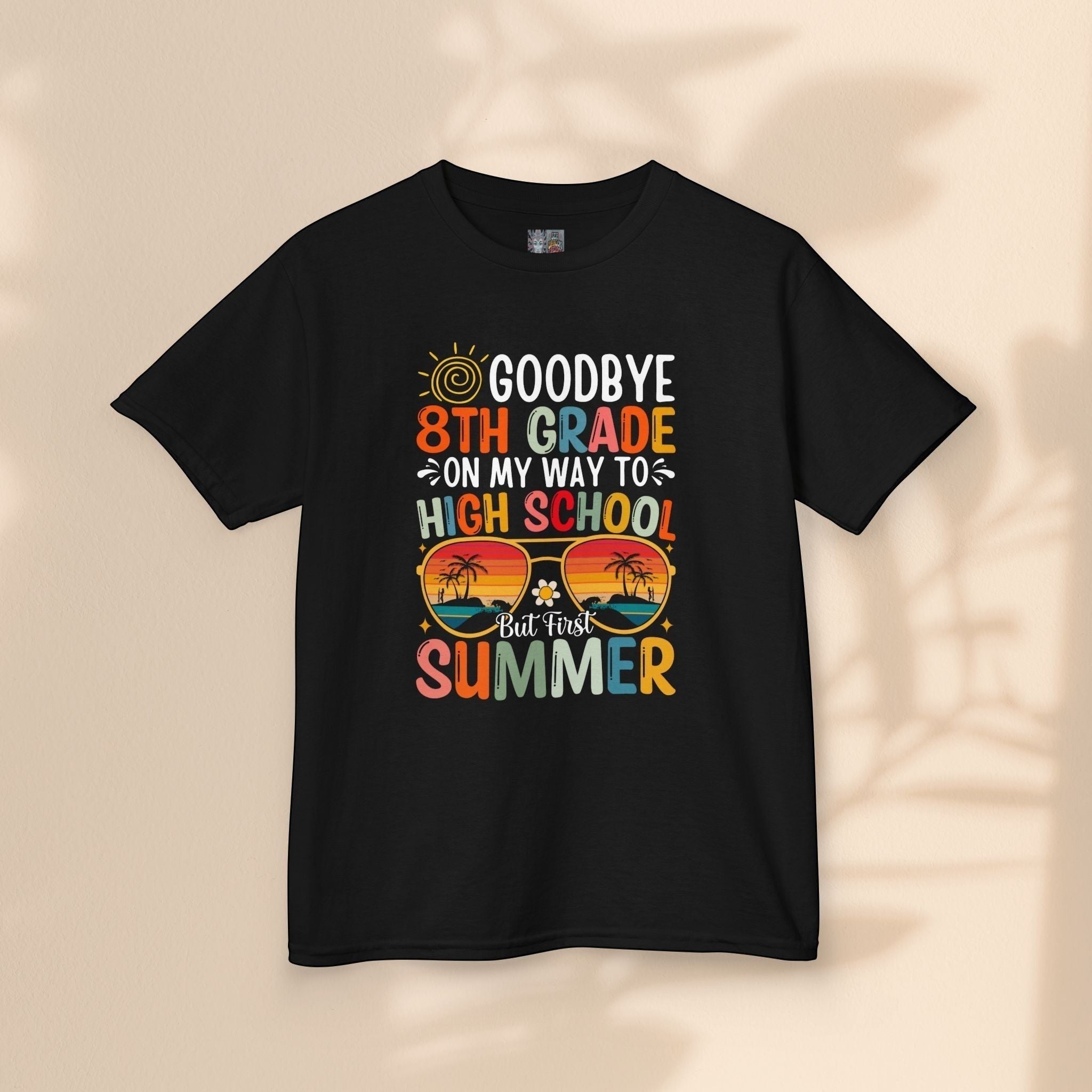 Goodbye 8th Grade Summer Kids Tee - Fun & Stylish Graduation Shirt