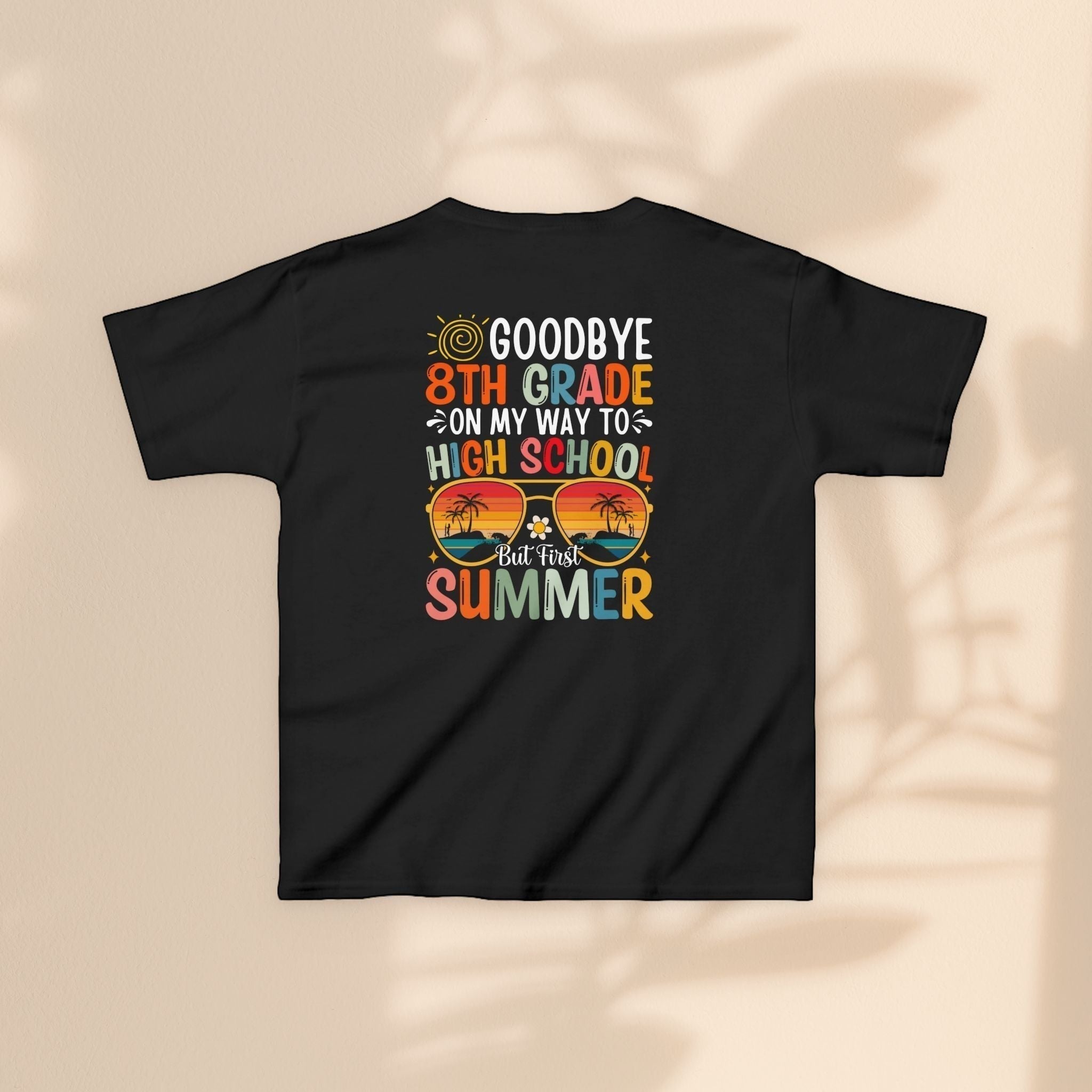 Goodbye 8th Grade Summer Kids Tee - Fun & Stylish Graduation Shirt