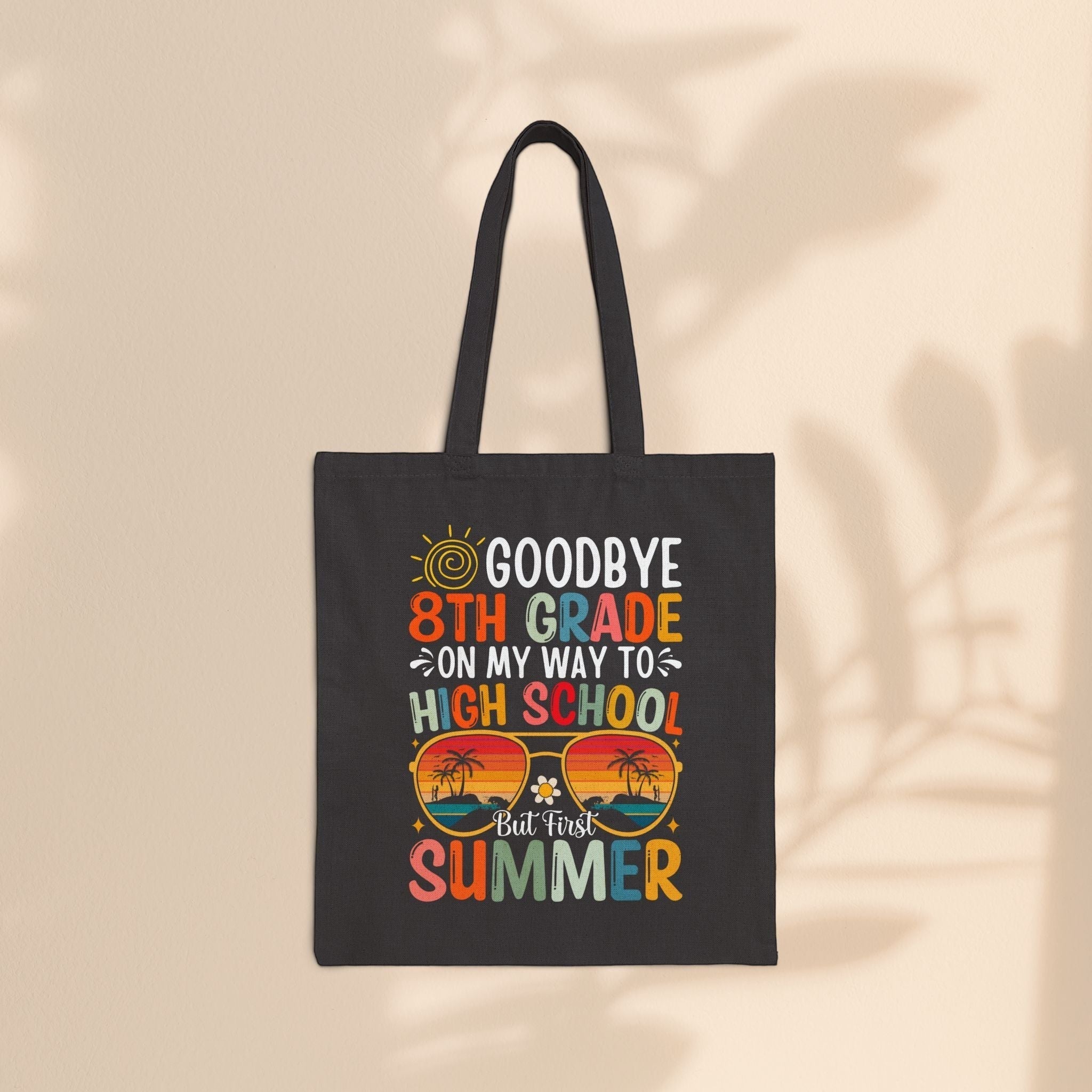 Graduation Summer Tote Bag for 8th Graders – Goodbye 8th Grade, Hello High School!