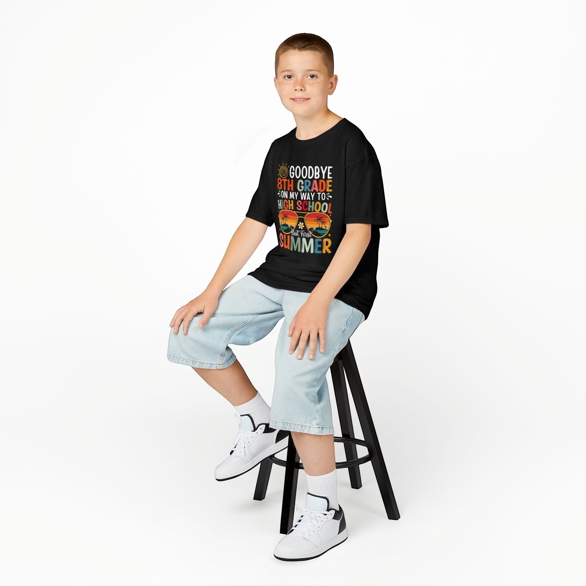 Goodbye 8th Grade Summer Kids Tee - Fun & Stylish Graduation Shirt