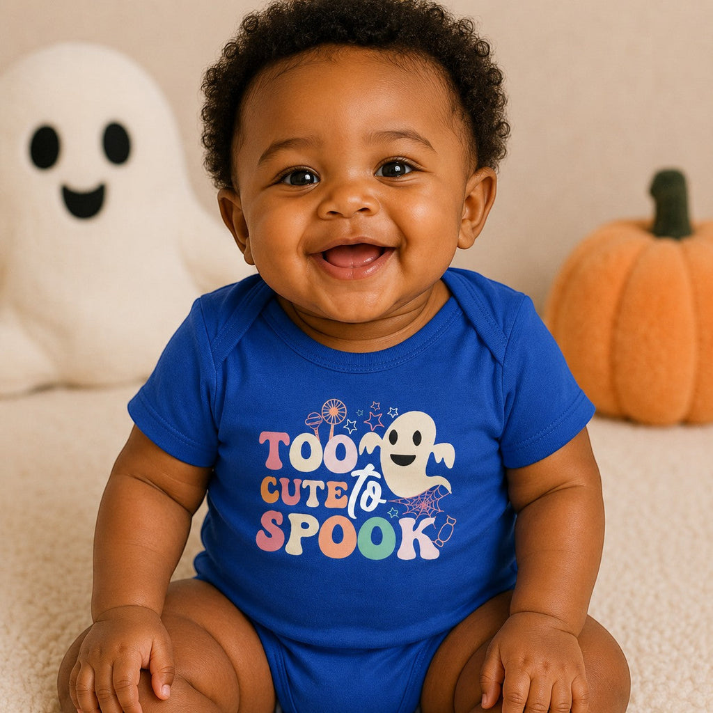 Infant Fine Jersey Bodysuit - Too Cute To Spook