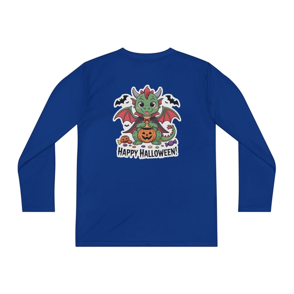Halloween Youth Long Sleeve Tee – Cozy Kids Shirt for Trick-or-Treating & Parties