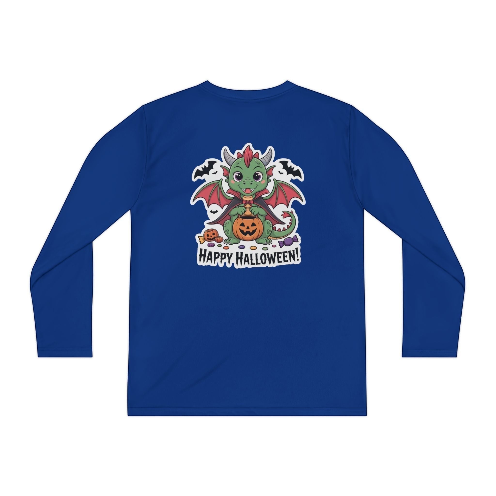 Halloween Youth Long Sleeve Tee – Cozy Kids Shirt for Trick-or-Treating & Parties