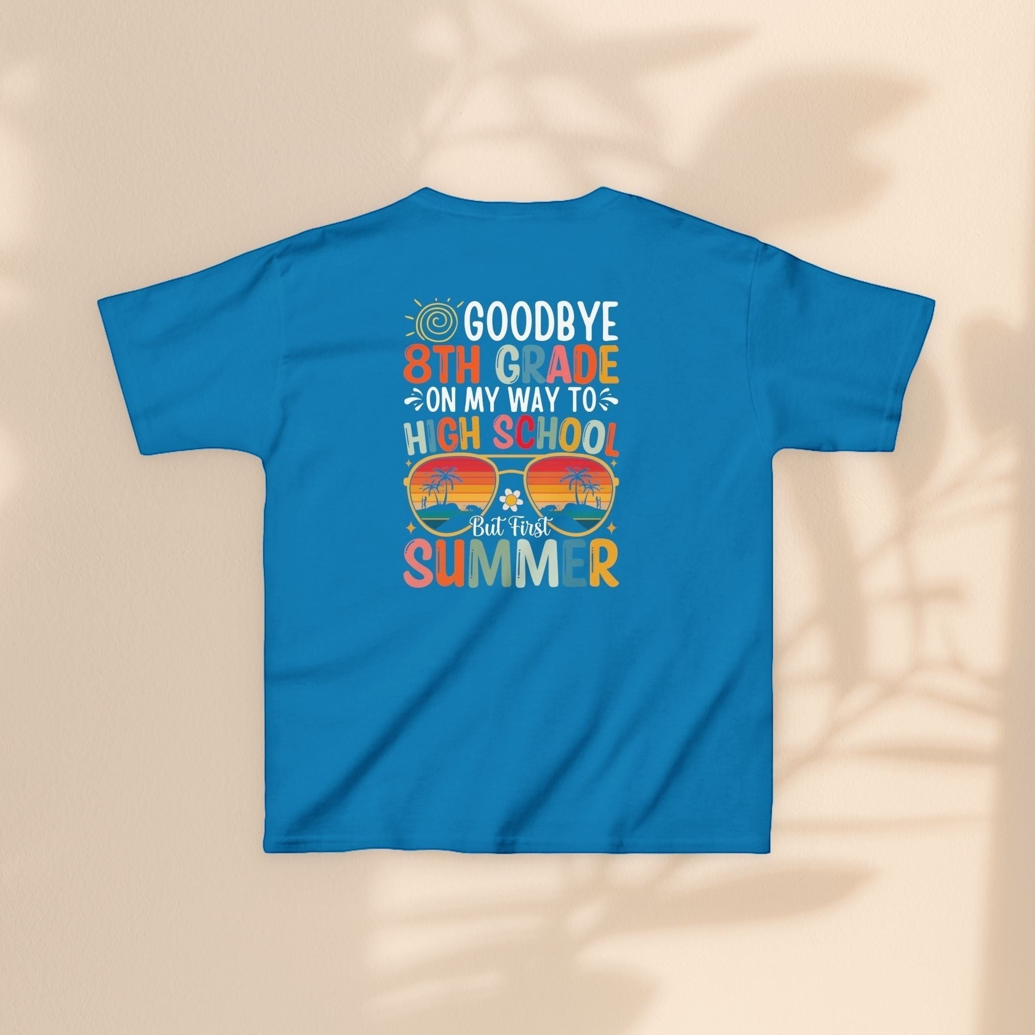 Goodbye 8th Grade Summer Kids Tee - Fun & Stylish Graduation Shirt