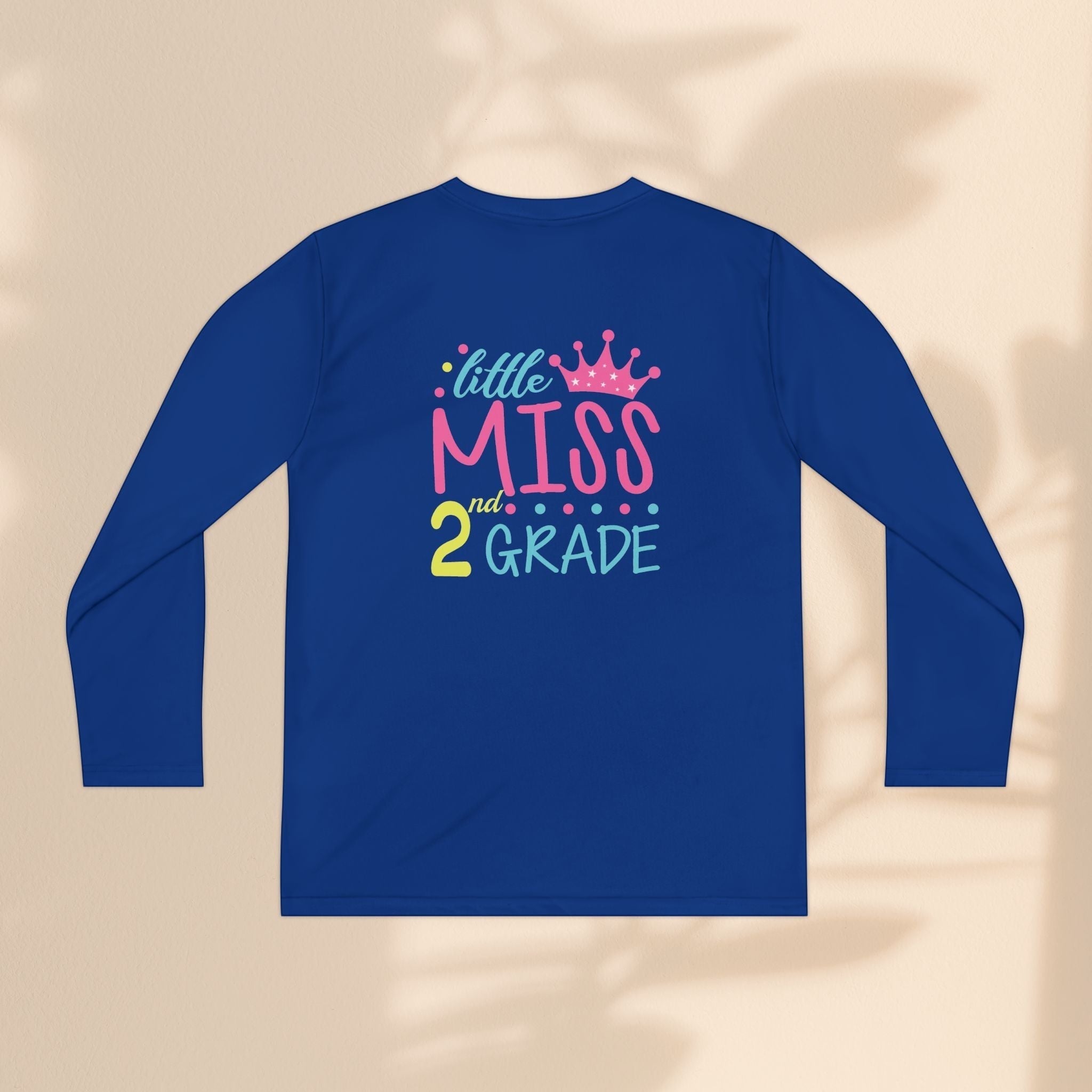 Little Miss 2nd Grade Long Sleeve Shirt – Cute Kids Birthday Tee