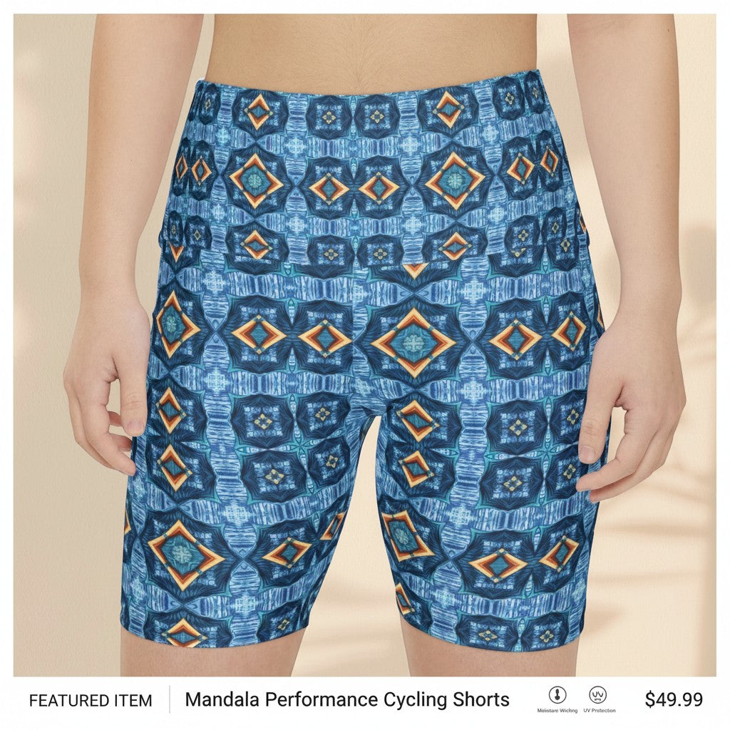 Goddess Isis Women's Workout Shorts - Stylish Activewear for Fitness Enthusiasts