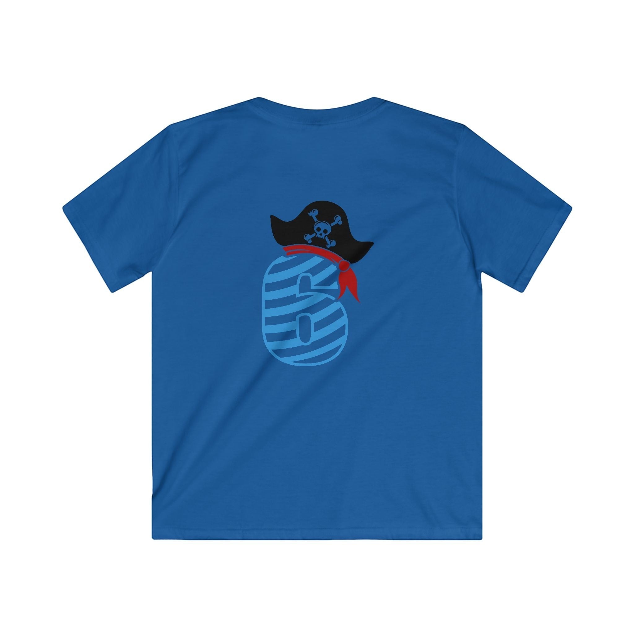 6 year old Pirate-Themed Kids Tee, Fun Birthday Gift