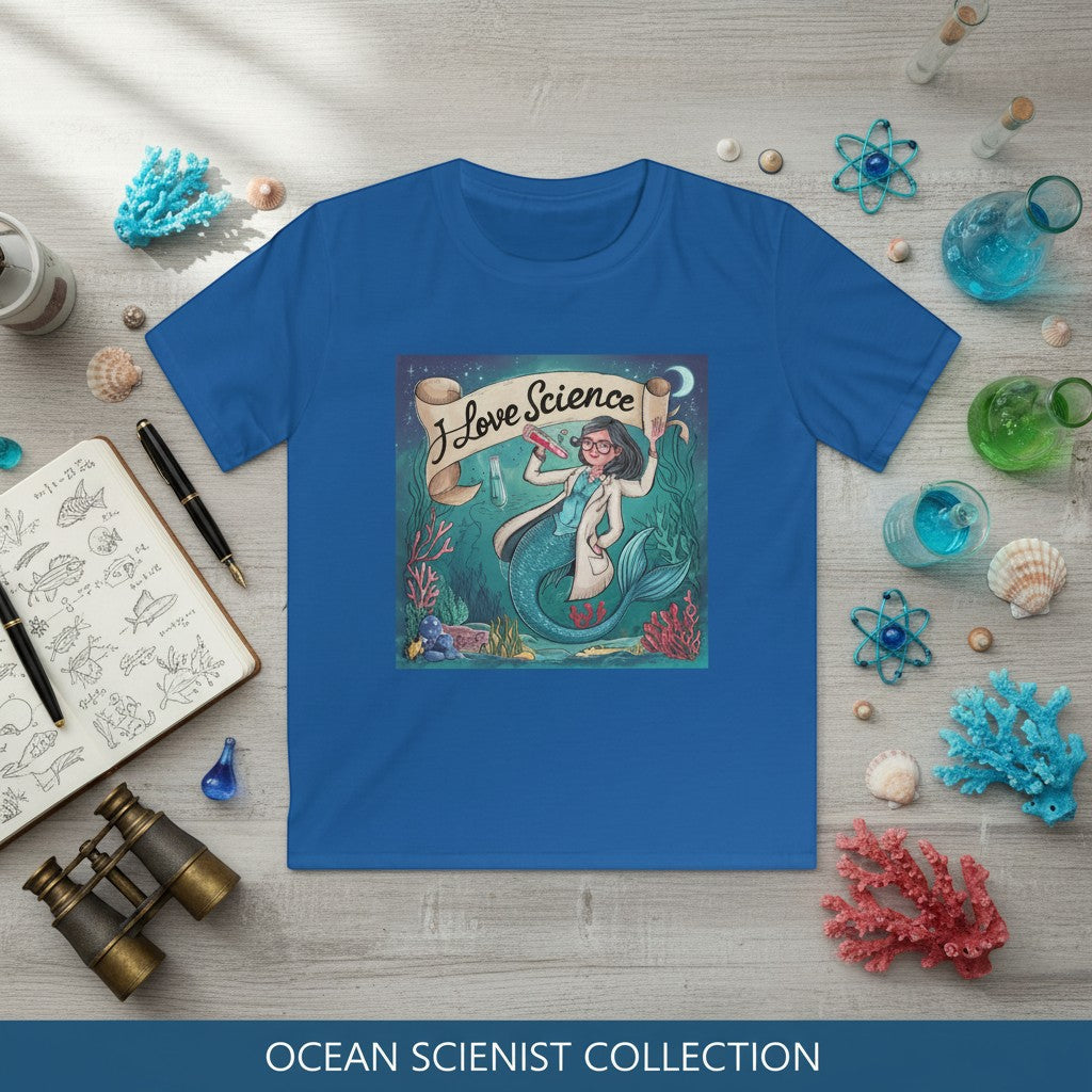 Kids Softstyle Tee - I Love Science