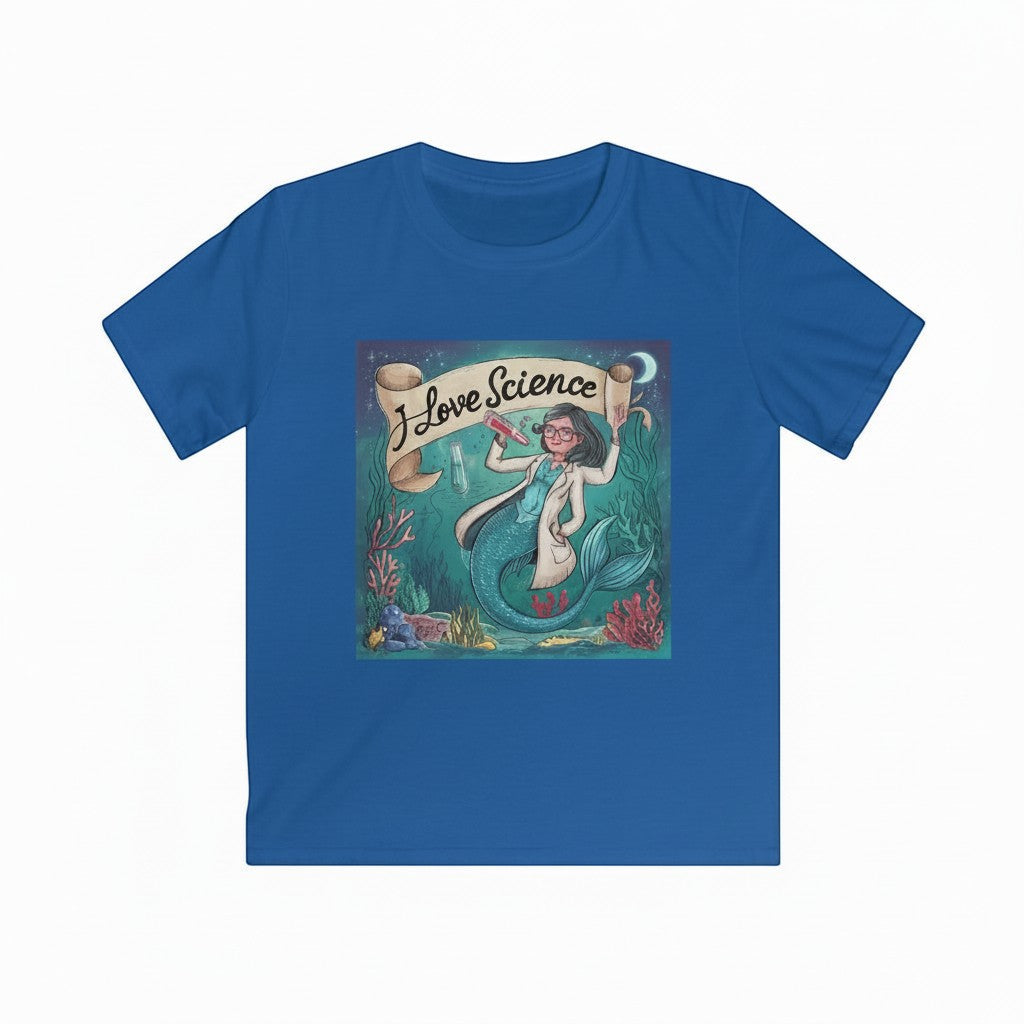 Kids Softstyle Tee - I Love Science