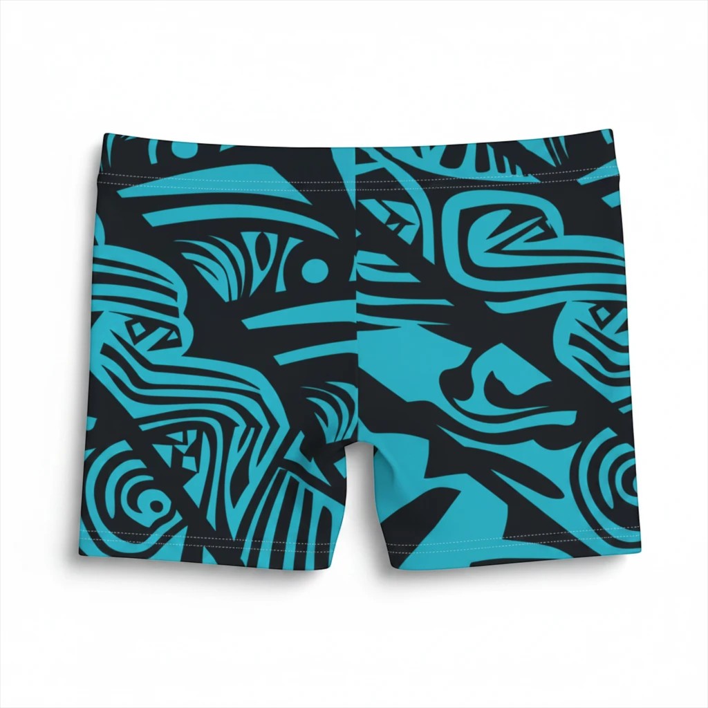 Blue Tribal Women's Shorts