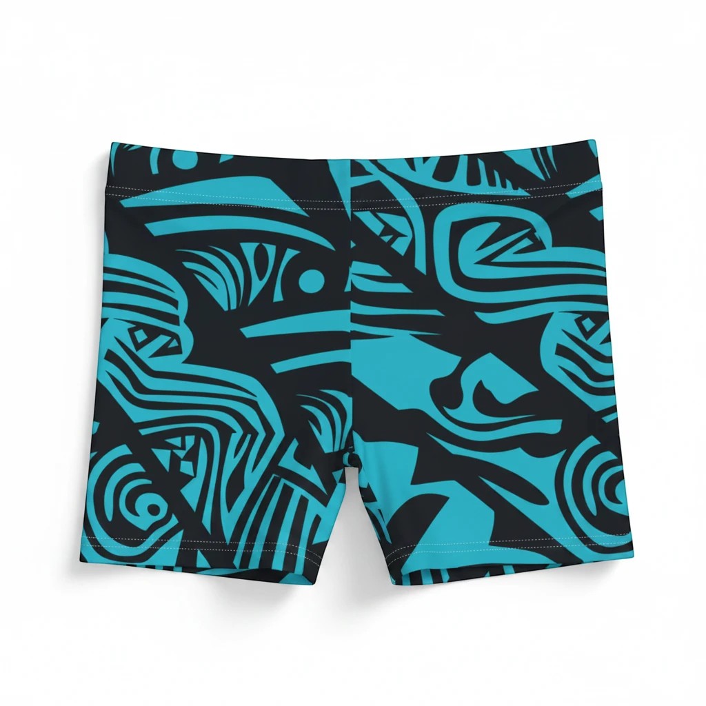 Blue Tribal Women's Shorts