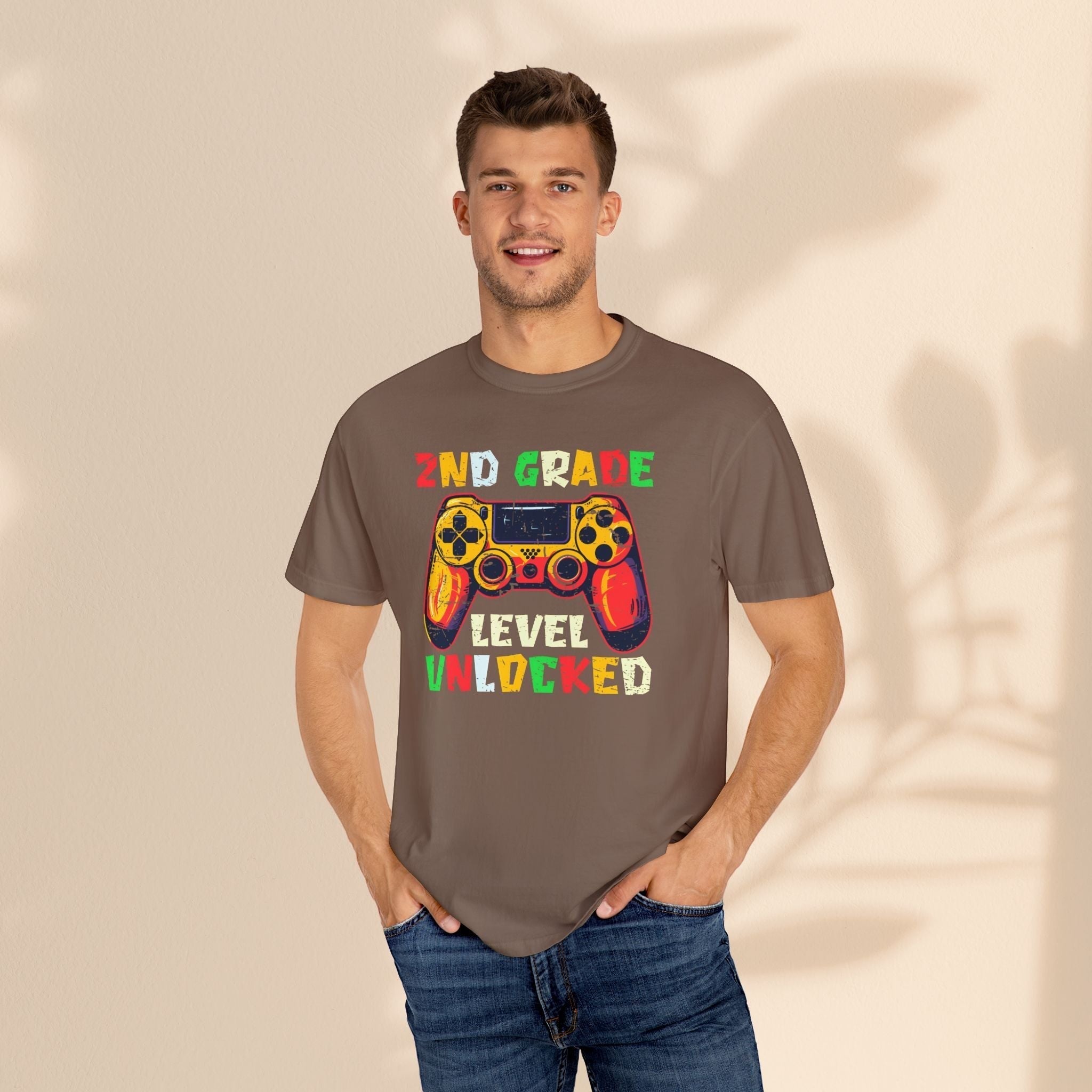 2nd Grade Gamer Kids T-Shirt – Level Unlocked Back to School Tee
