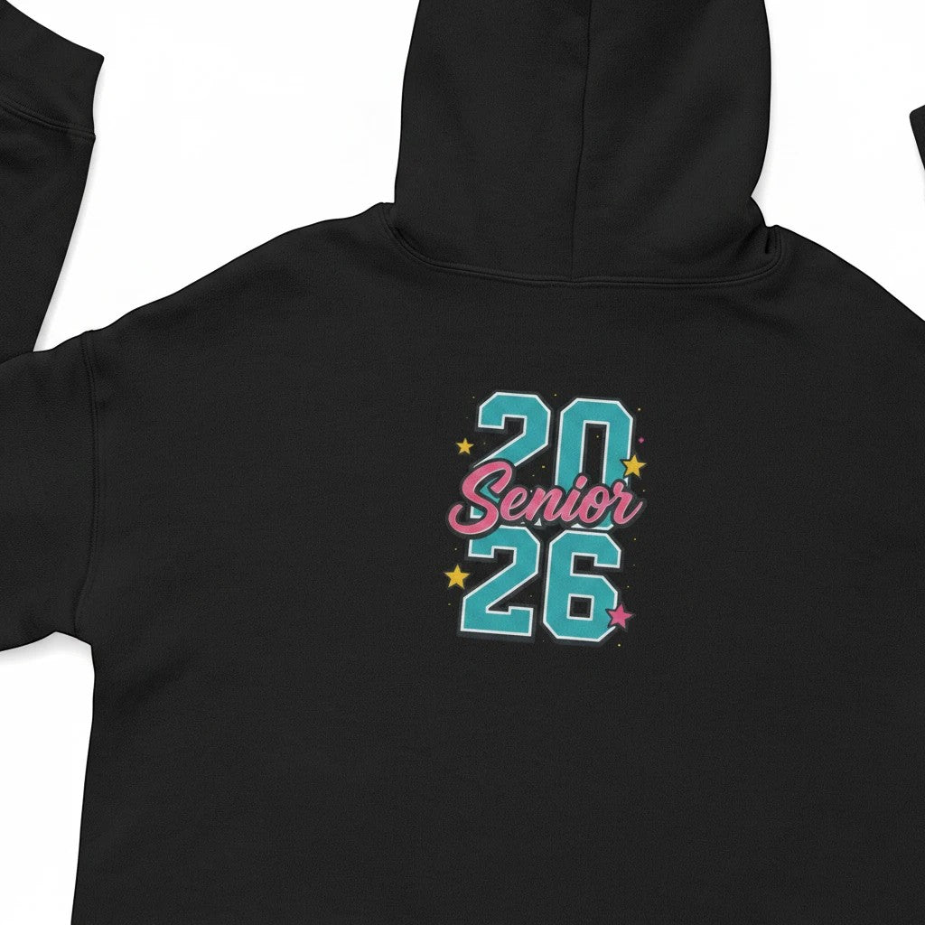 2026 Senior Women's Cropped Hoodie, Graduation Gift, Class of 2026
