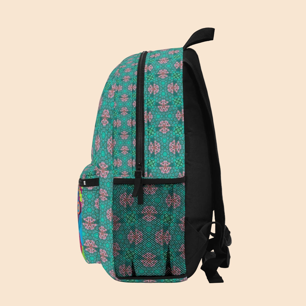 Friends Colorful Art Backpack, Trendy Bag for Students, Unique School Supplies, Bohemian Style Backpack, Gift for Art Lovers