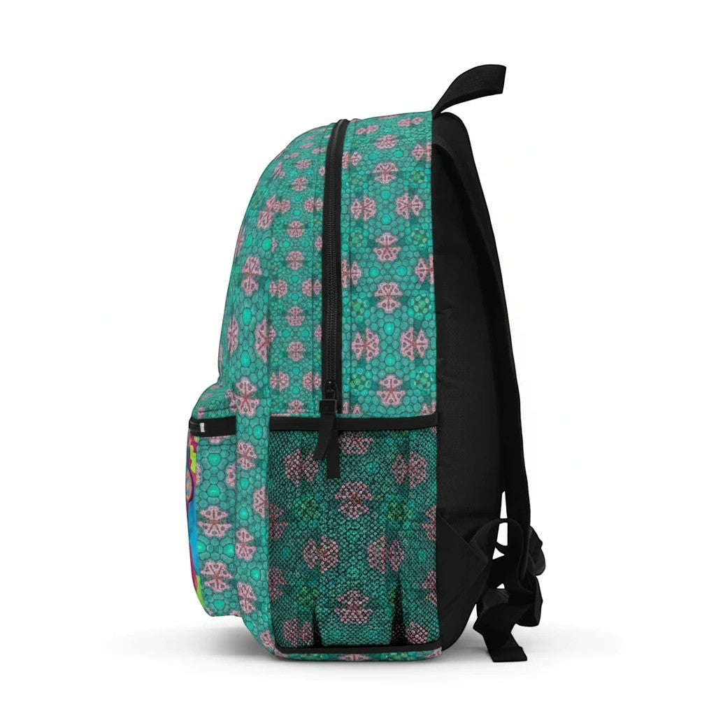 Friends Colorful Art Backpack, Trendy Bag for Students, Unique School Supplies, Bohemian Style Backpack, Gift for Art Lovers