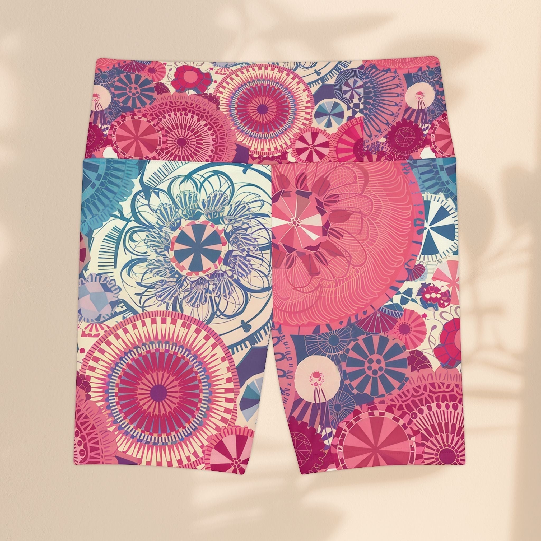 County Fair Women's Workout Shorts - Colorful Activewear for Fitness Enthusiasts
