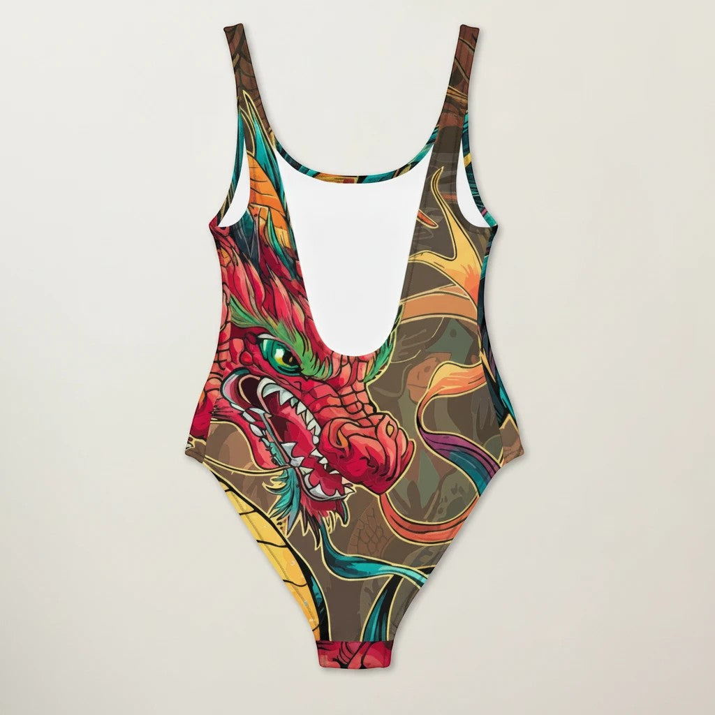 Sea Dragon Dreams Mythical Creature One Piece Swimsuit