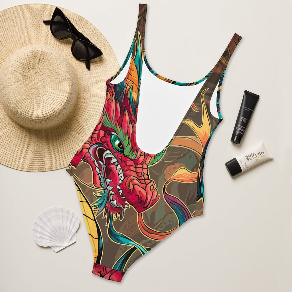 Sea Dragon Dreams Mythical Creature One Piece Swimsuit