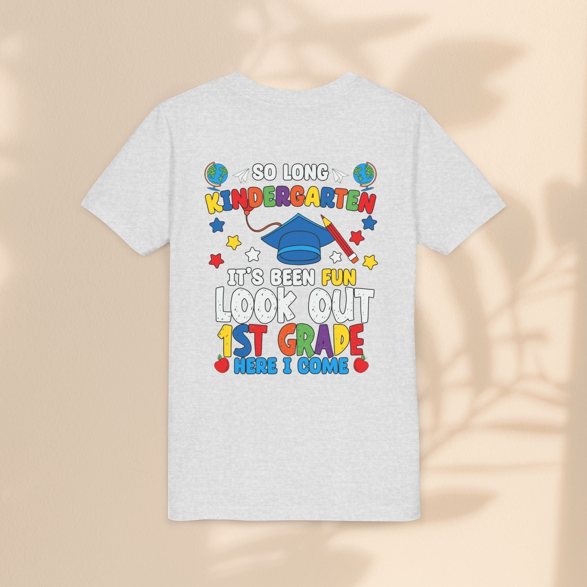 Look Out First Grade Here I Come T-Shirt - Kindergarten to 1st Grade Transition T-Shirt