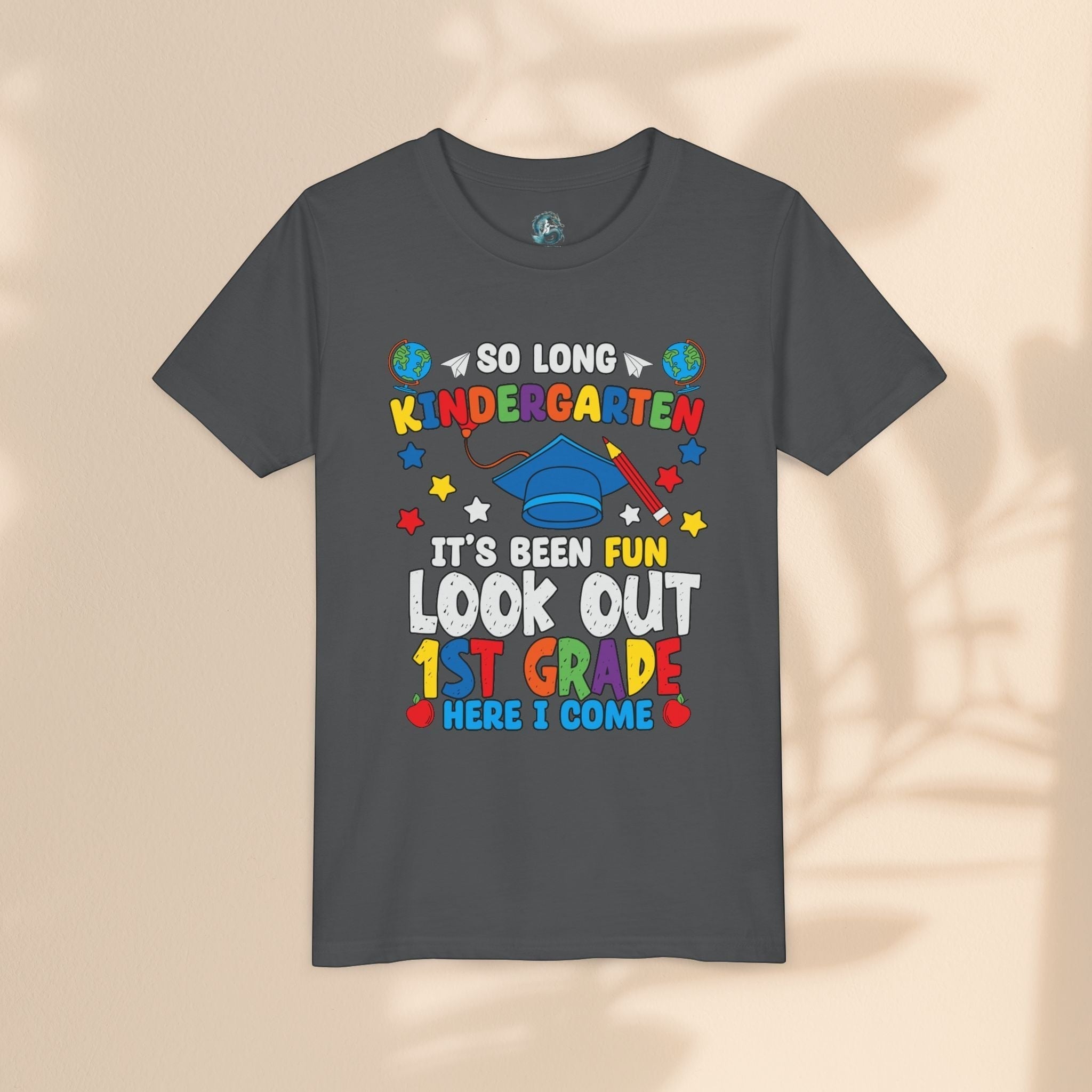 Look Out First Grade Here I Come T-Shirt - Kindergarten to 1st Grade Transition T-Shirt