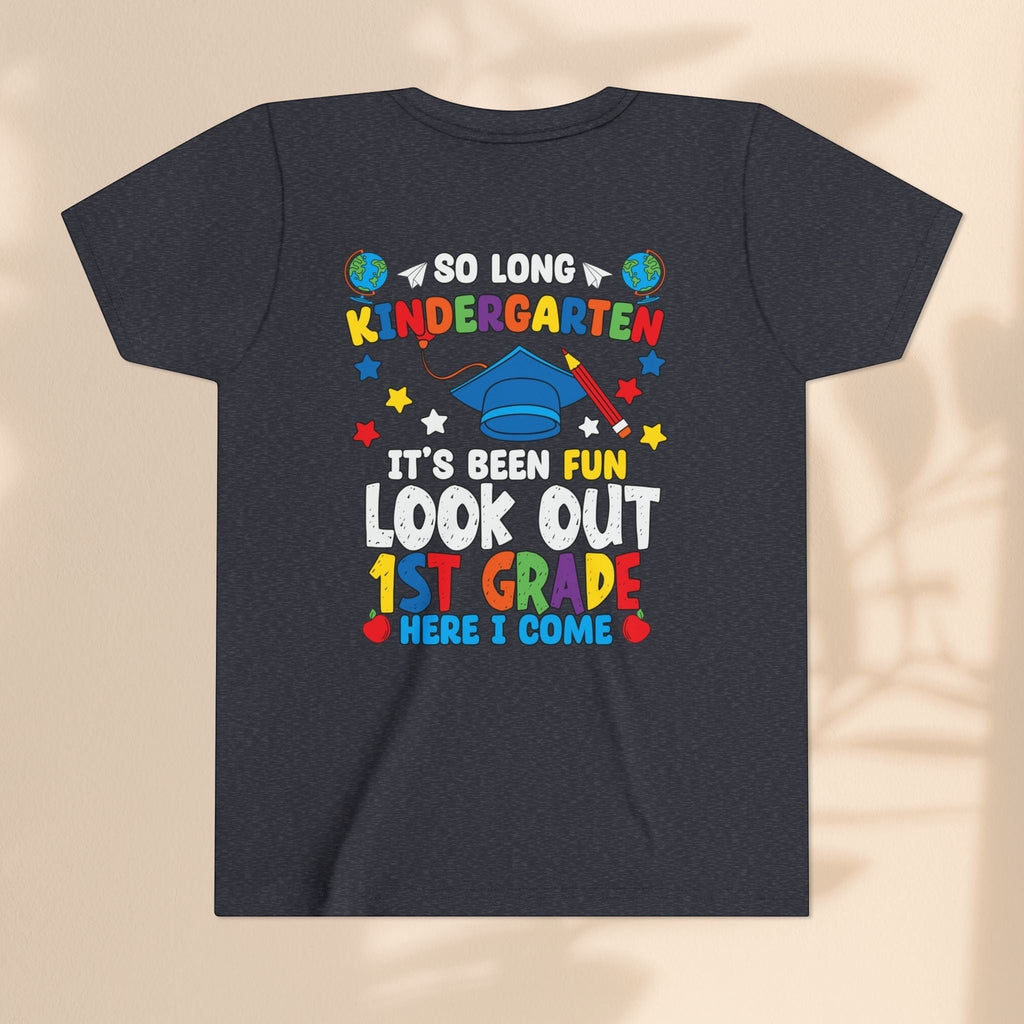 Look Out First Grade Here I Come T-Shirt - Kindergarten to 1st Grade Transition T-Shirt