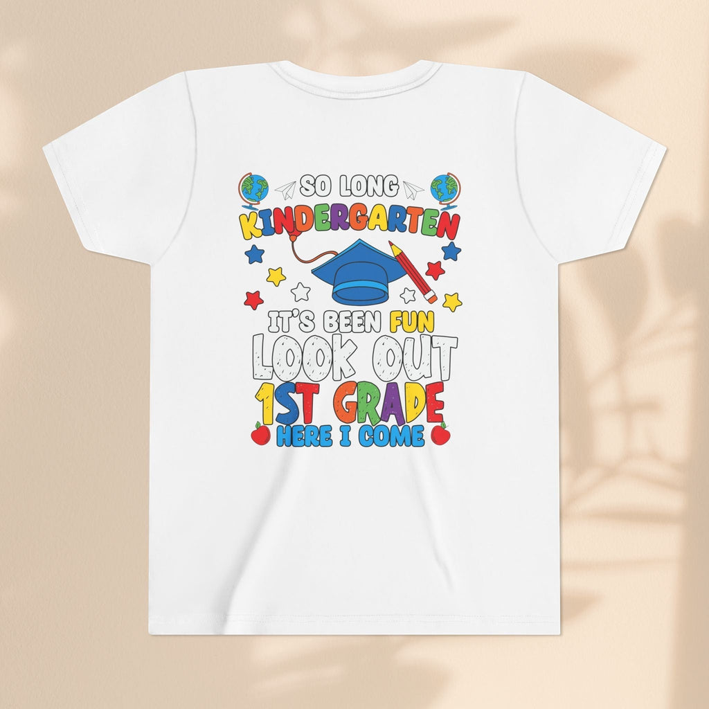 Look Out First Grade Here I Come T-Shirt - Kindergarten to 1st Grade Transition T-Shirt
