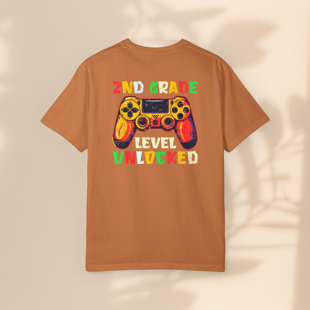 2nd Grade Gamer Kids T-Shirt – Level Unlocked Back to School Tee