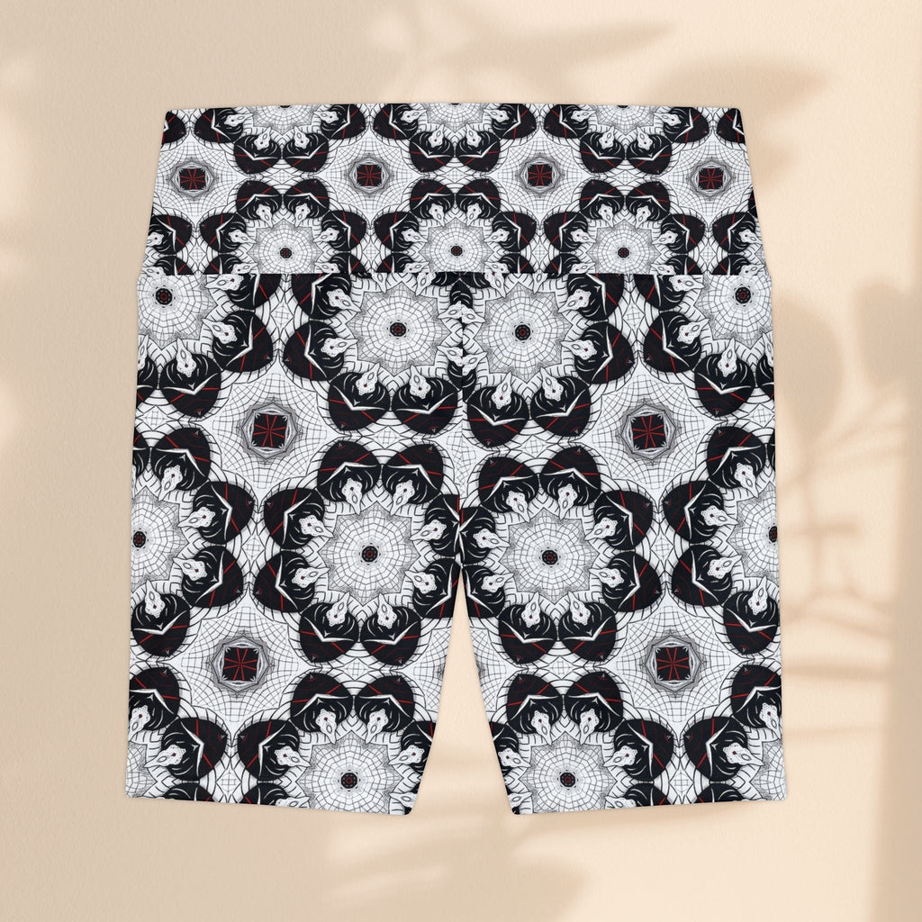 Classic Contrast Women's Workout Shorts - Stylish Athletic Gear for Yoga & Fitness
