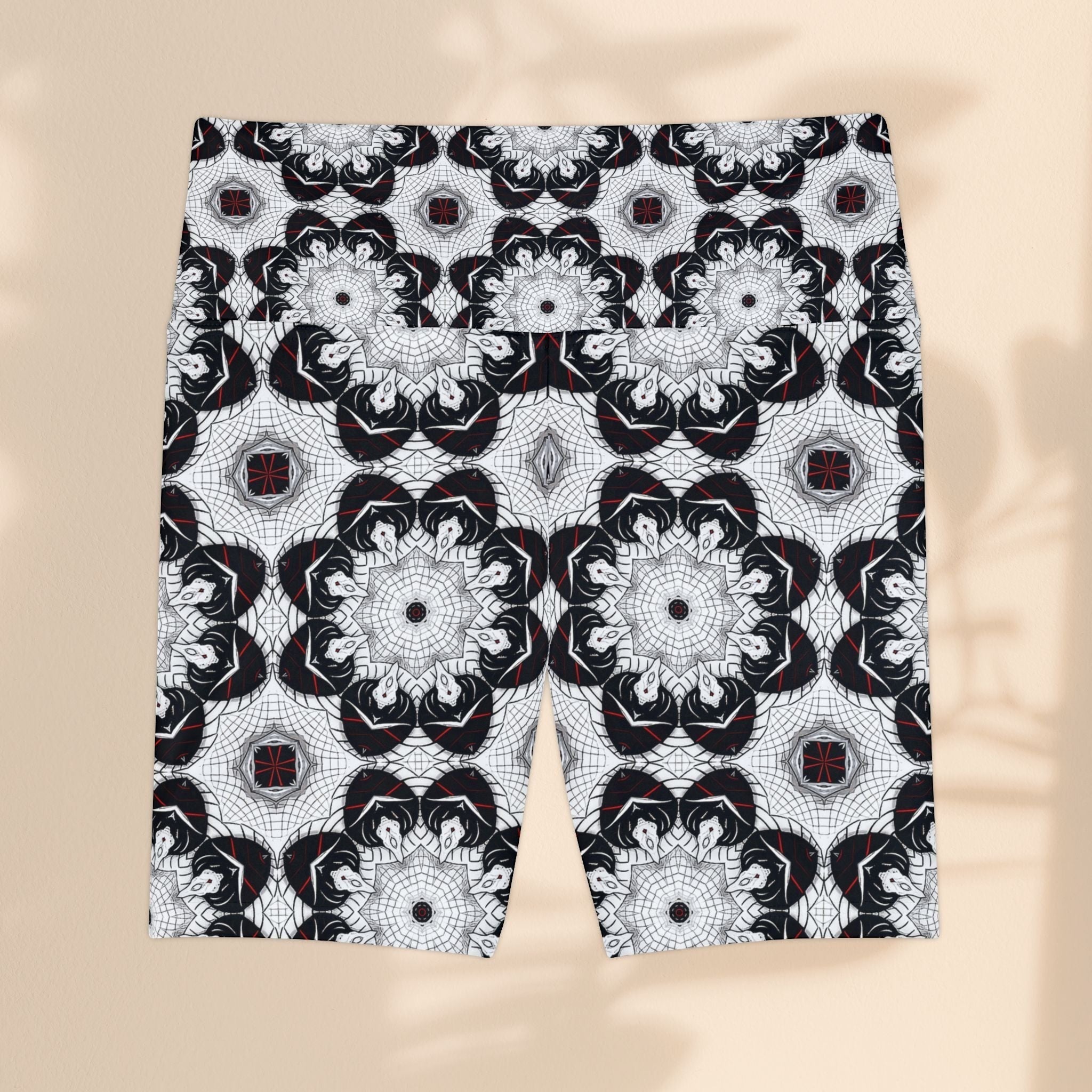 Classic Contrast Women's Workout Shorts - Stylish Athletic Gear for Yoga & Fitness