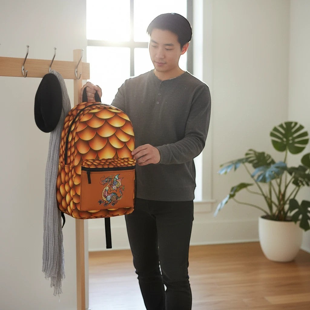 Backpack - Golden Dragon Scales
