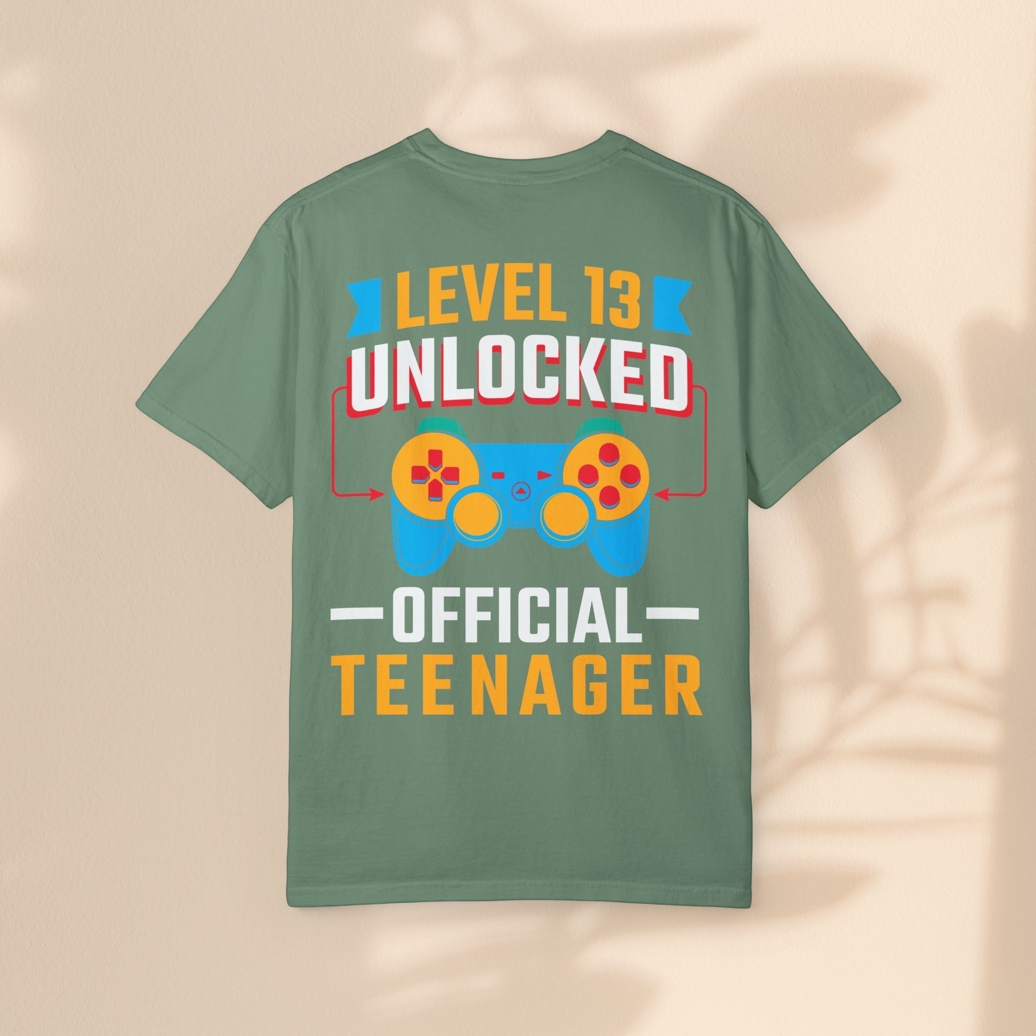Level Up 13 Gamer T-Shirt | Teen Birthday Gaming Tee
