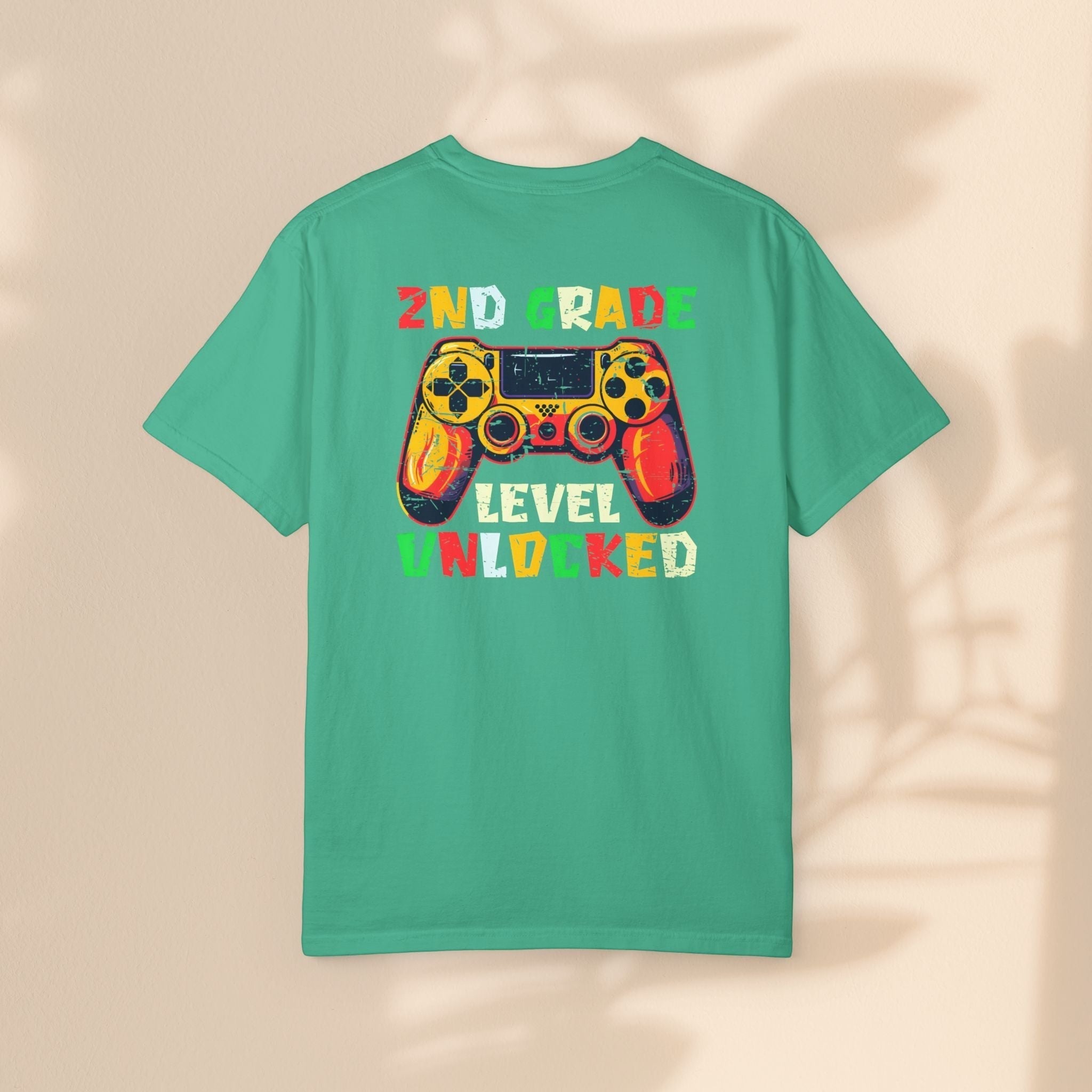 2nd Grade Gamer Kids T-Shirt – Level Unlocked Back to School Tee