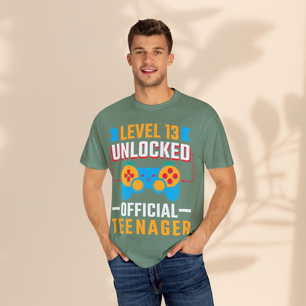 Level Up 13 Gamer T-Shirt | Teen Birthday Gaming Tee