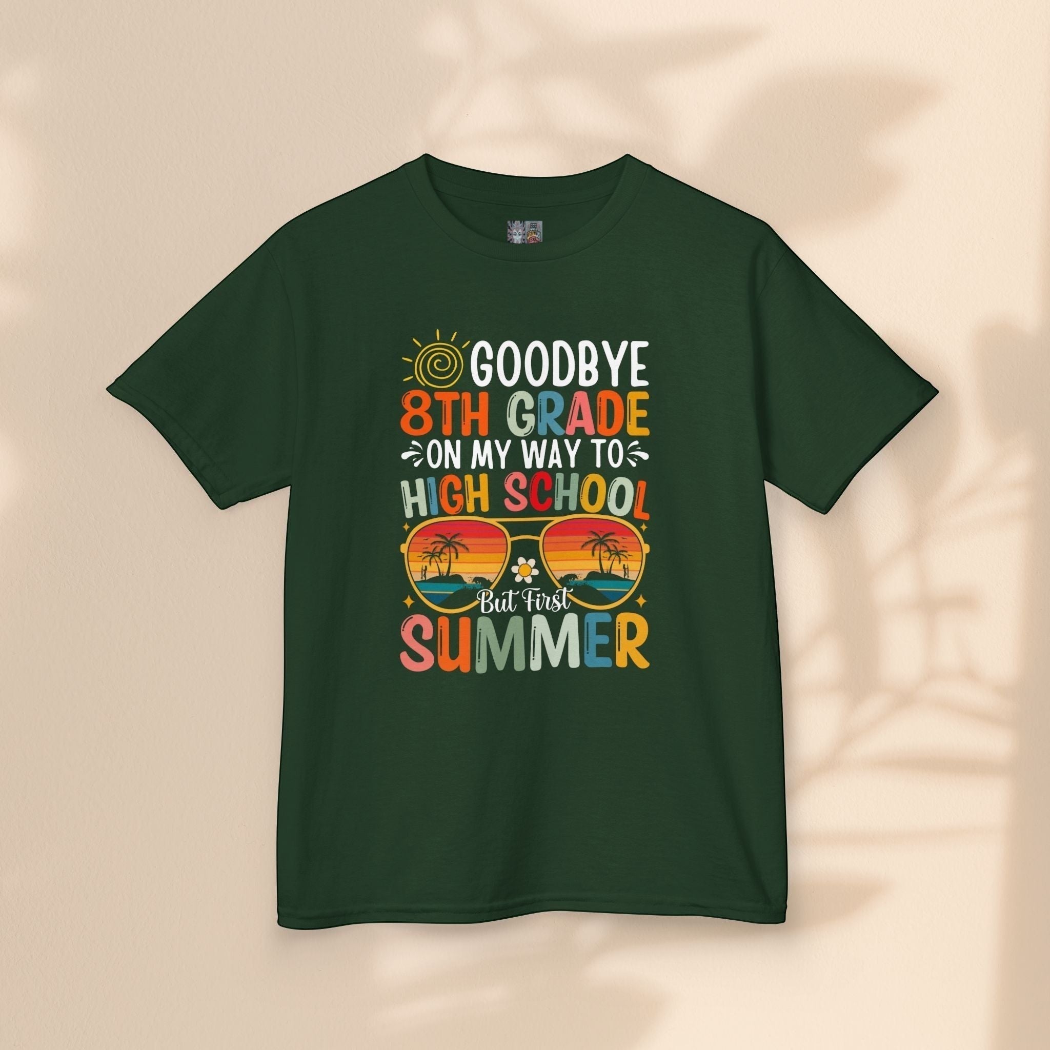 Goodbye 8th Grade Summer Kids Tee - Fun & Stylish Graduation Shirt