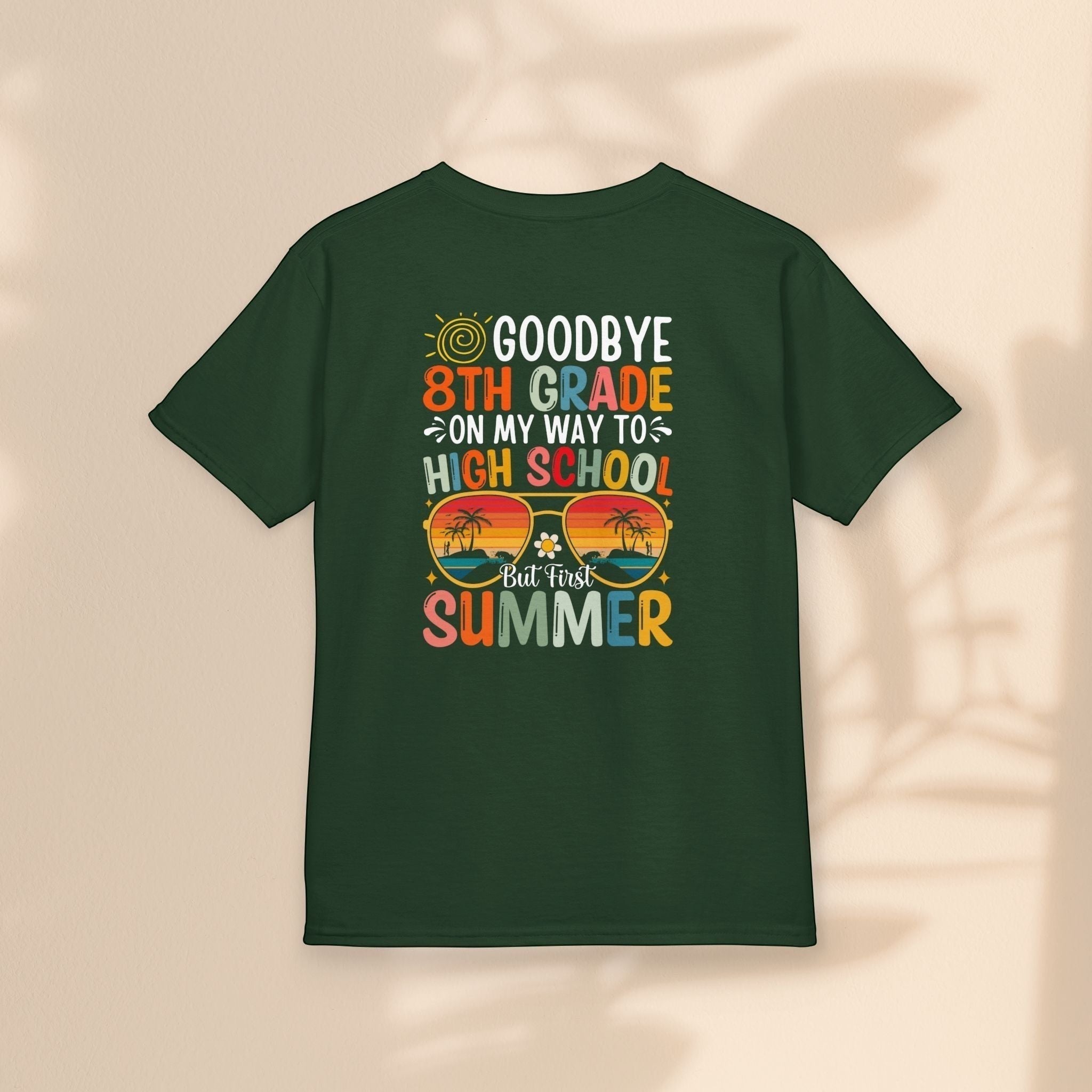 Goodbye 8th Grade Summer Kids Tee - Fun & Stylish Graduation Shirt