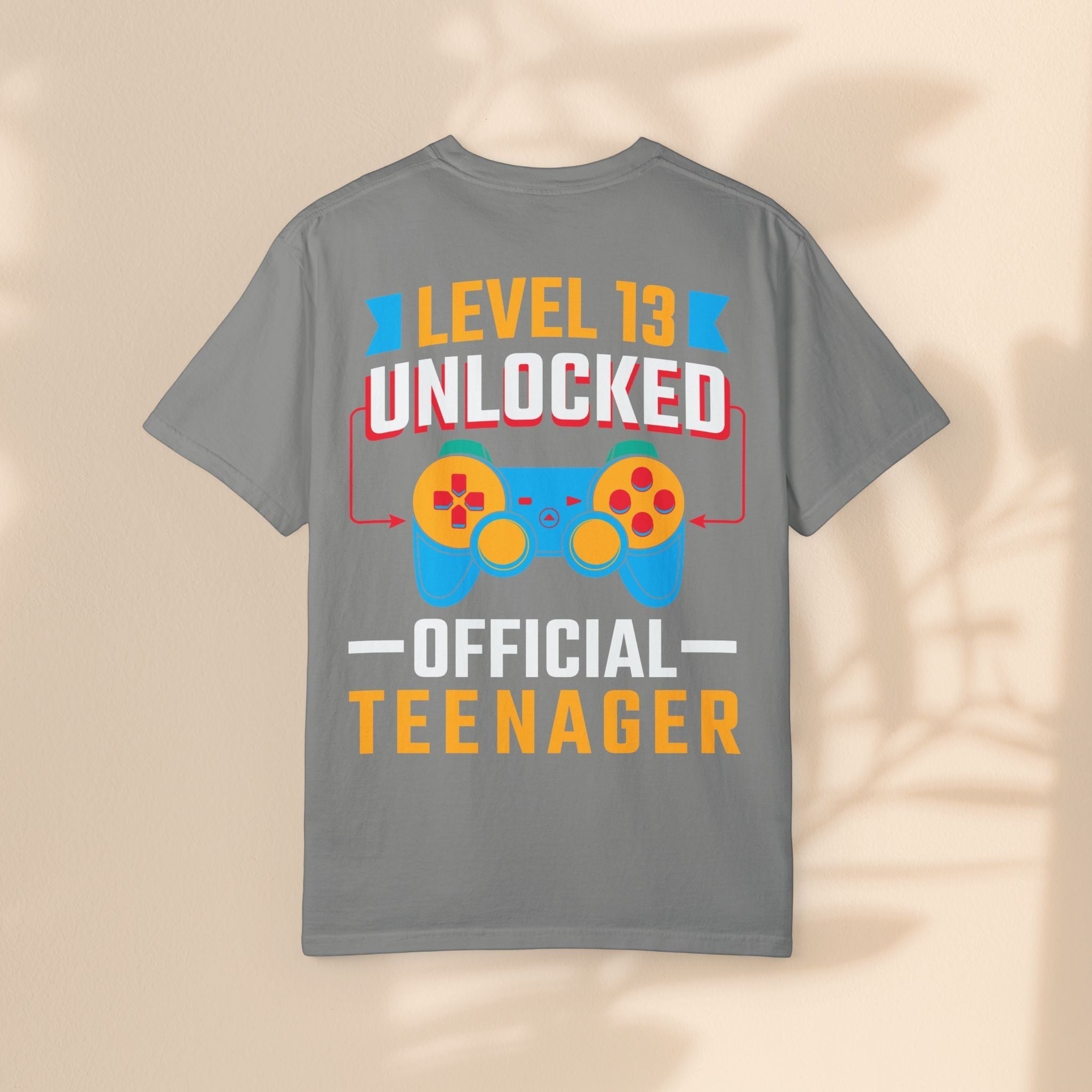 Level Up 13 Gamer T-Shirt | Teen Birthday Gaming Tee