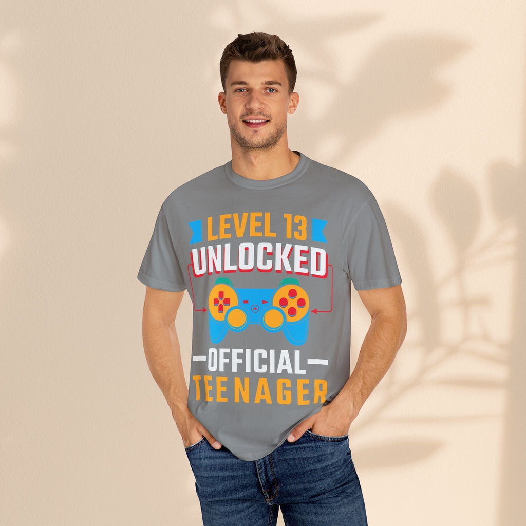 Level Up 13 Gamer T-Shirt | Teen Birthday Gaming Tee