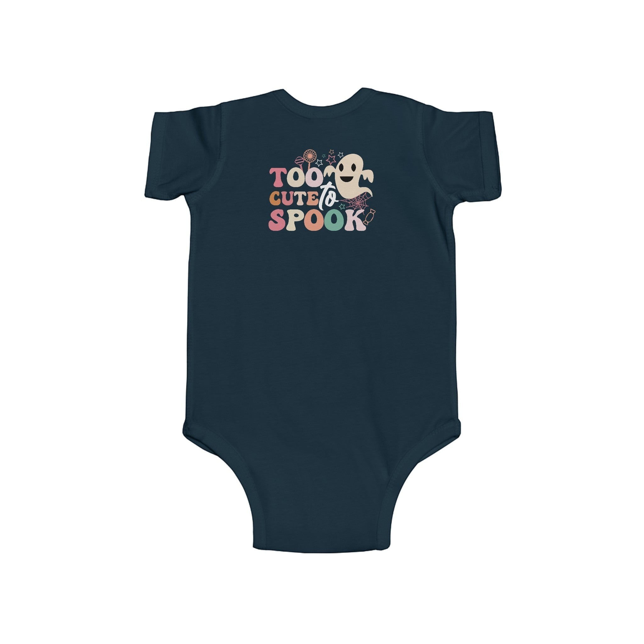 Infant Fine Jersey Bodysuit - Too Cute To Spook