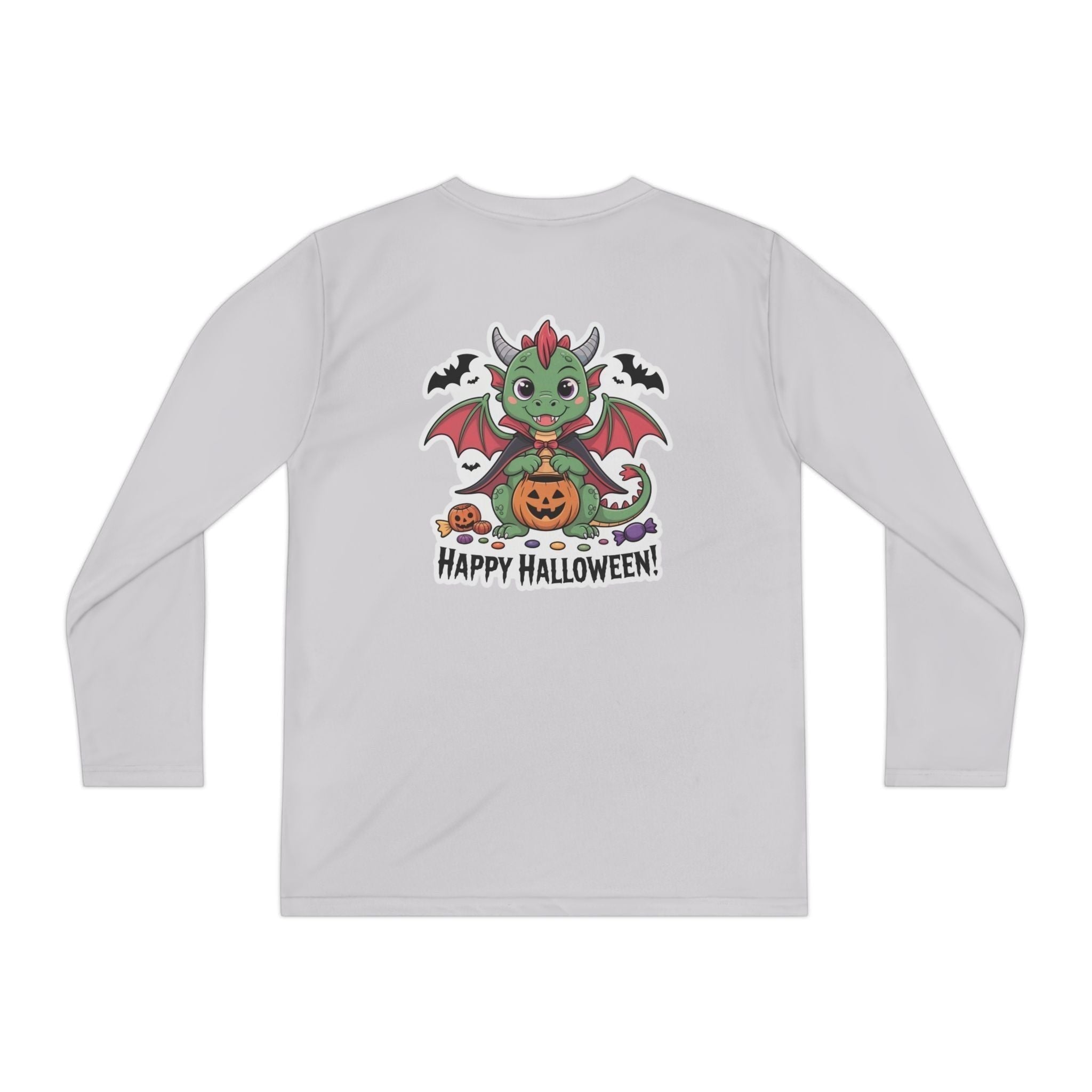 Halloween Youth Long Sleeve Tee – Cozy Kids Shirt for Trick-or-Treating & Parties