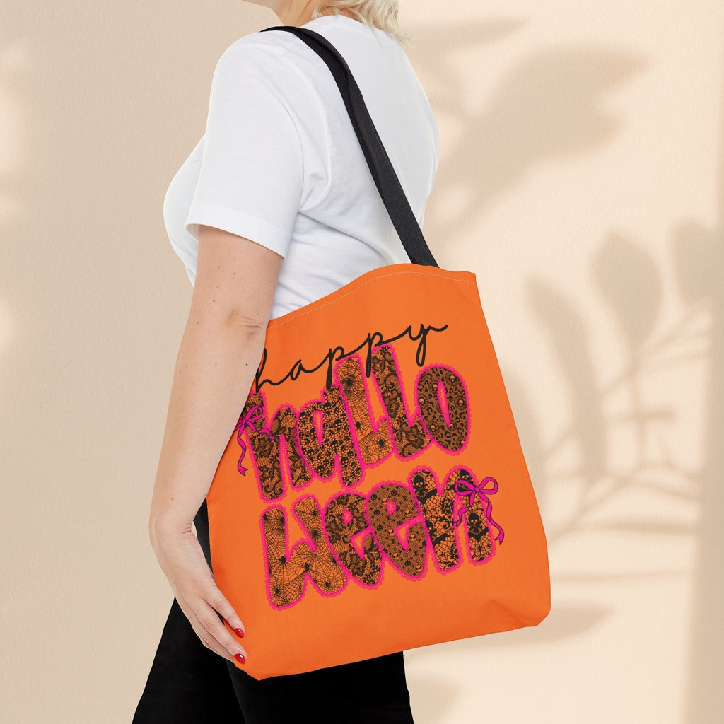 Happy Halloween Tote Bag – Reusable Trick-or-Treat Bag & Fall Gift