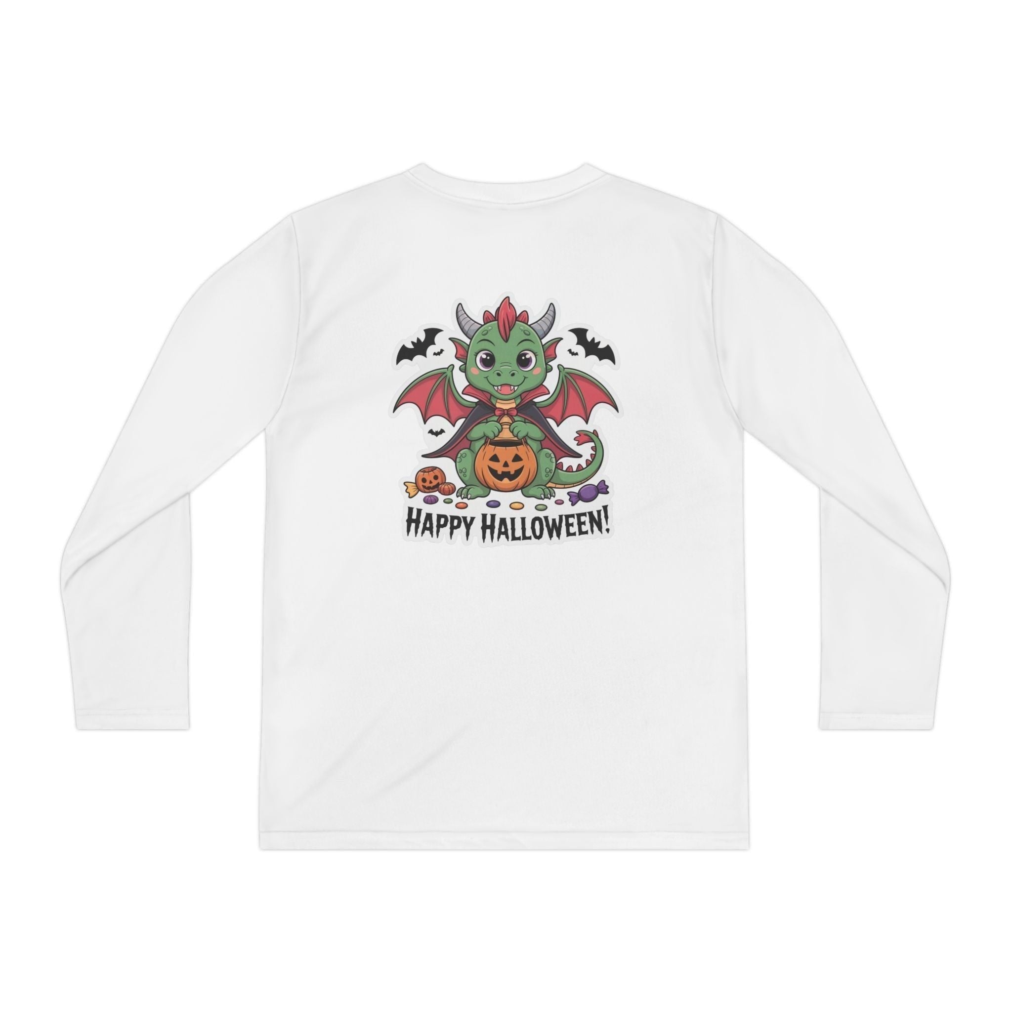 Halloween Youth Long Sleeve Tee – Cozy Kids Shirt for Trick-or-Treating & Parties