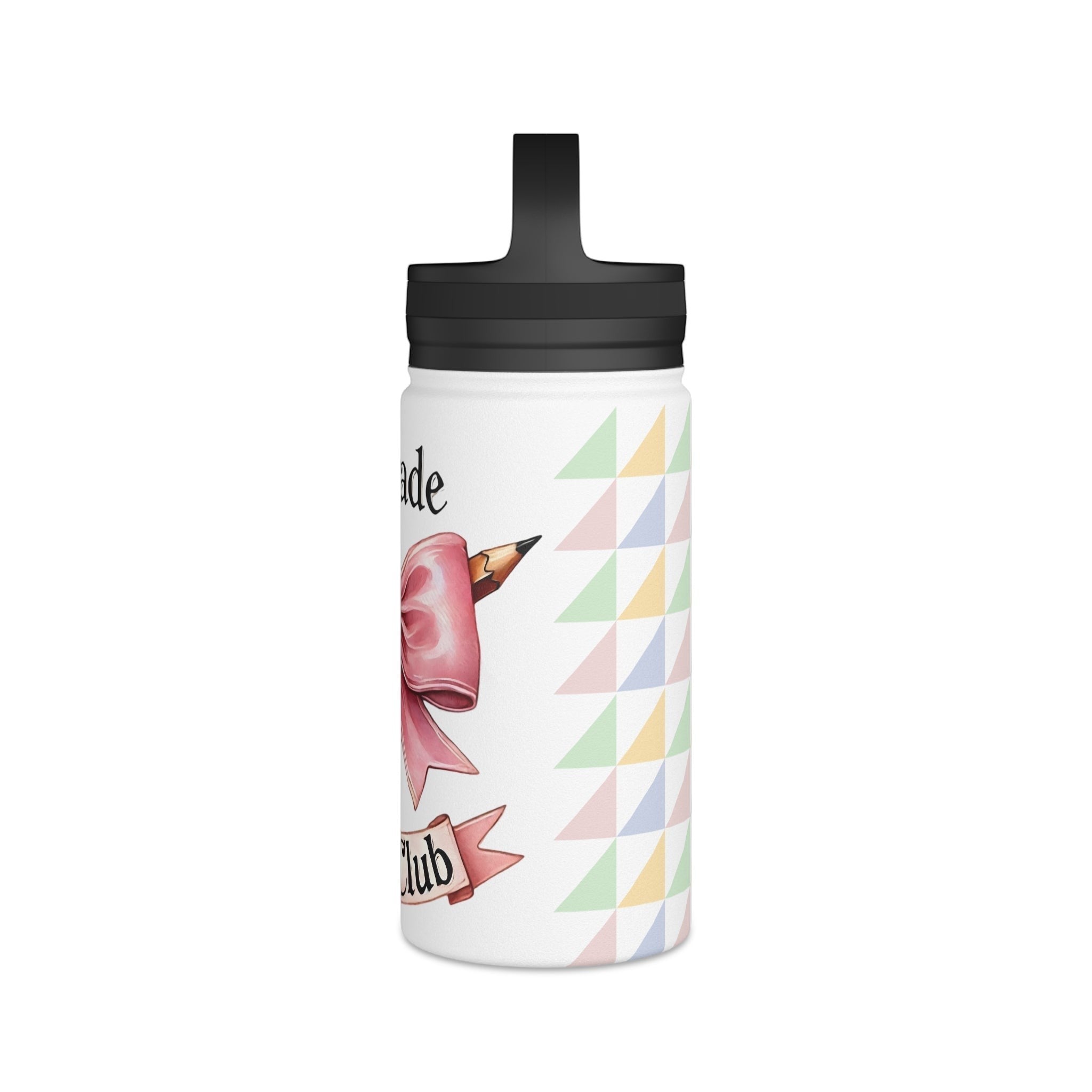 4th Grade Social Club Stylish Insulated Water Bottle, Cute Design for Kids, Back to School, Eco-Friendly Bottle, Gym and Sports Use