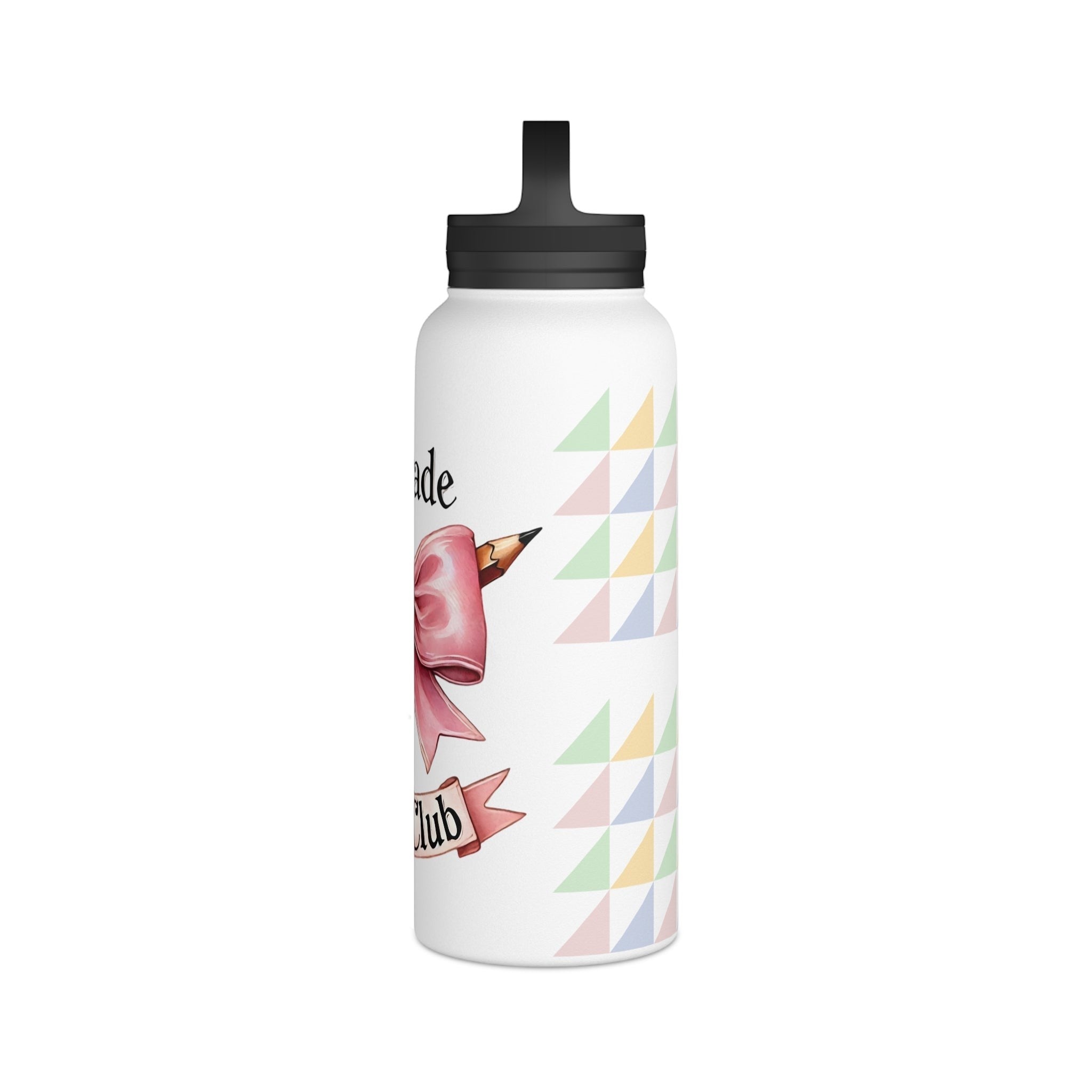 4th Grade Social Club Stylish Insulated Water Bottle, Cute Design for Kids, Back to School, Eco-Friendly Bottle, Gym and Sports Use