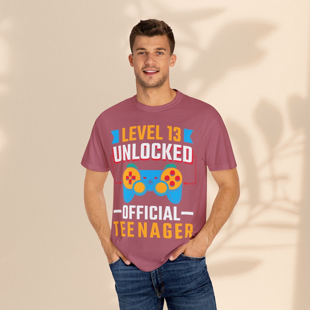 Level Up 13 Gamer T-Shirt | Teen Birthday Gaming Tee