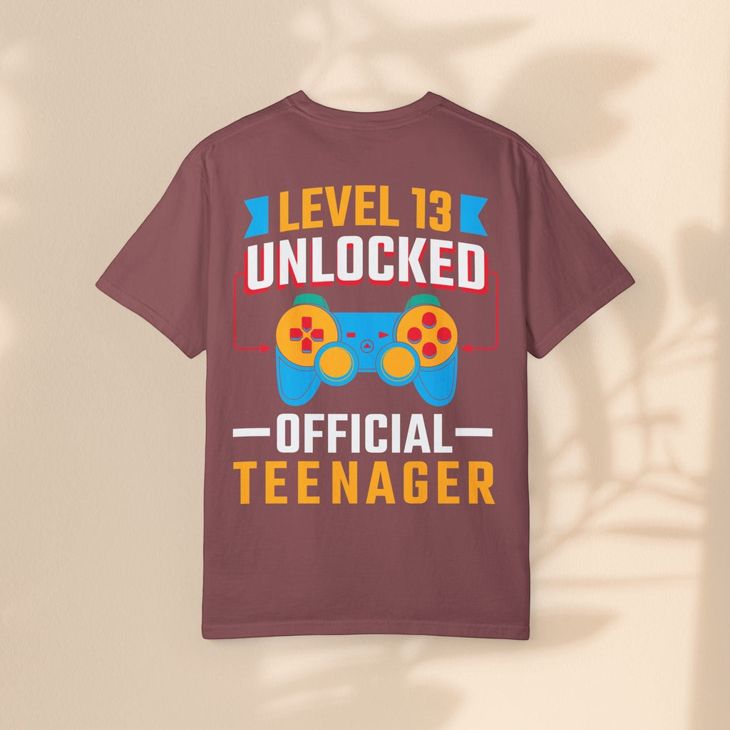 Level Up 13 Gamer T-Shirt | Teen Birthday Gaming Tee