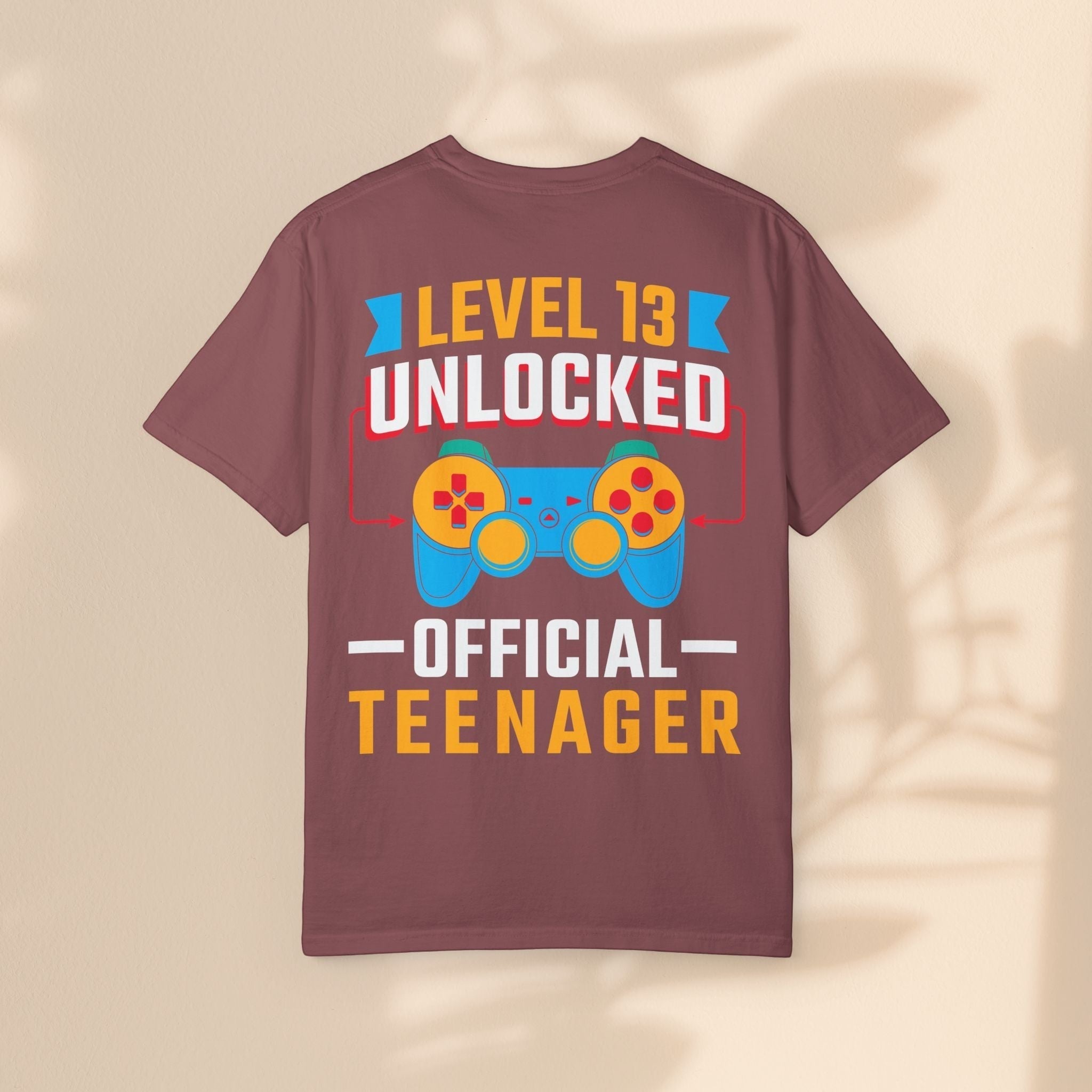 Level Up 13 Gamer T-Shirt | Teen Birthday Gaming Tee