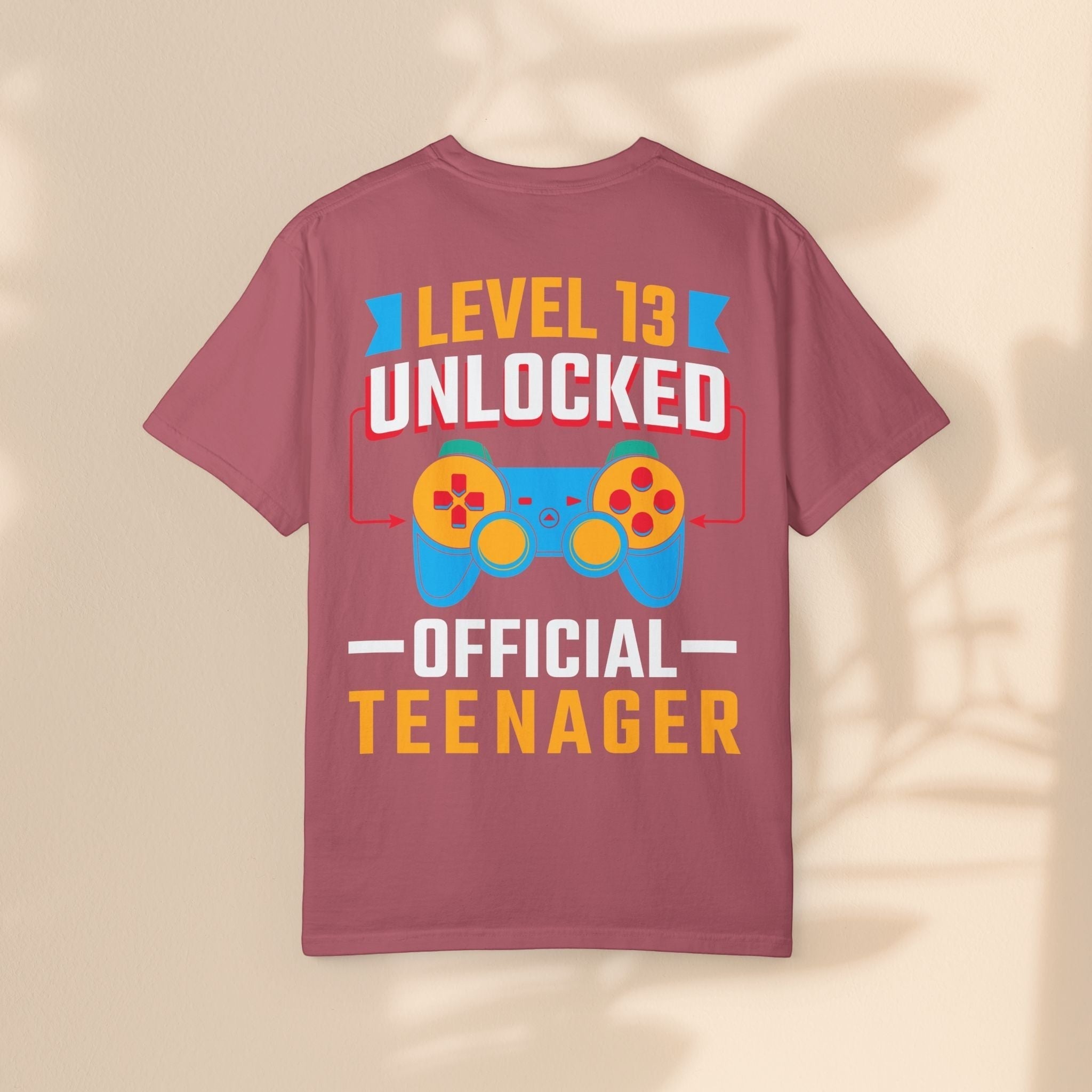 Level Up 13 Gamer T-Shirt | Teen Birthday Gaming Tee